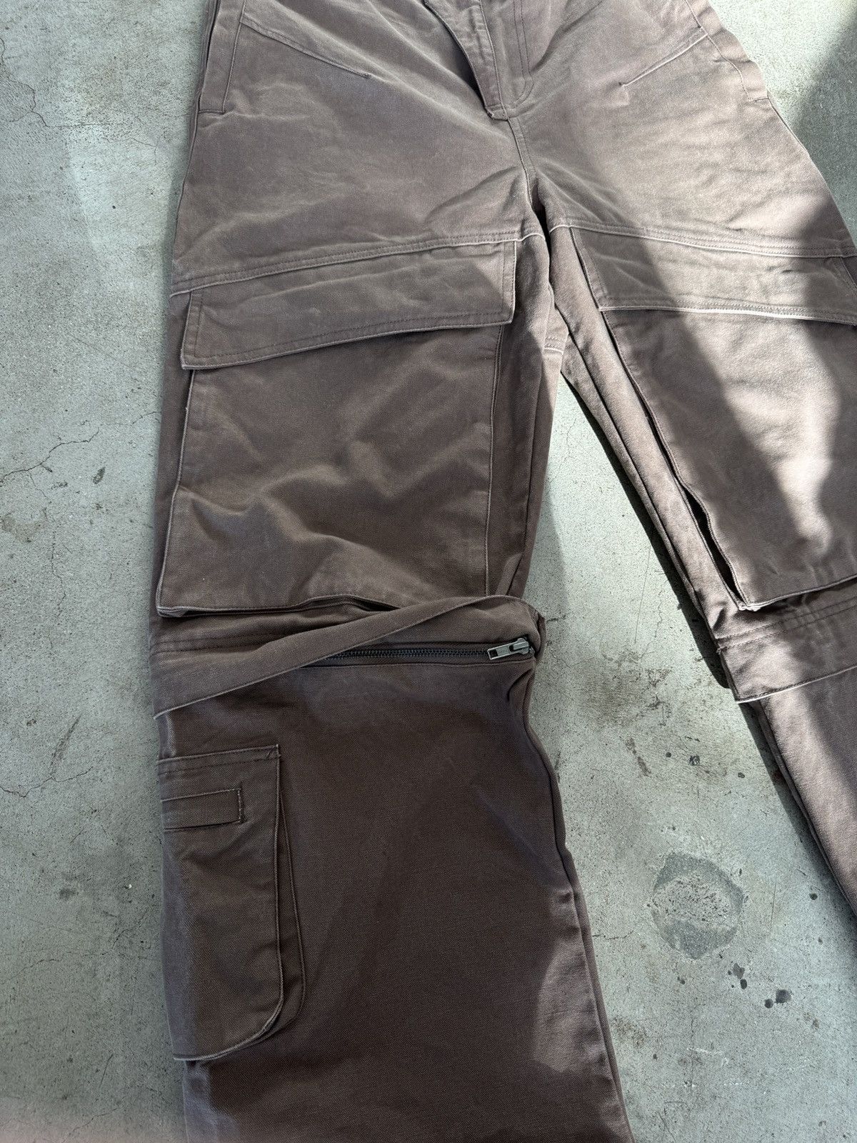 Entire Studios Entire Studios Brown Baggy Convertible Pants Size US 33 - 4 Thumbnail