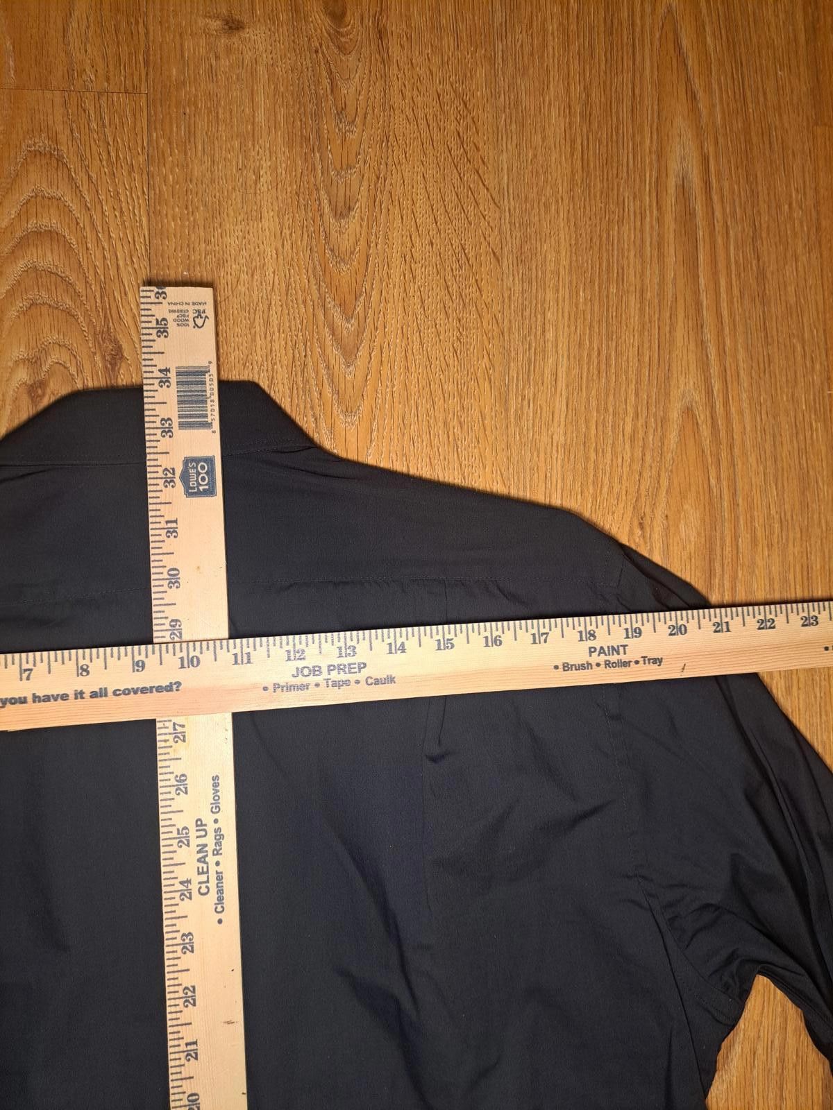 Covington Covington Dress Shirt Mens Medium 16-32/33 Black Cotton Size 38R - 8 Thumbnail