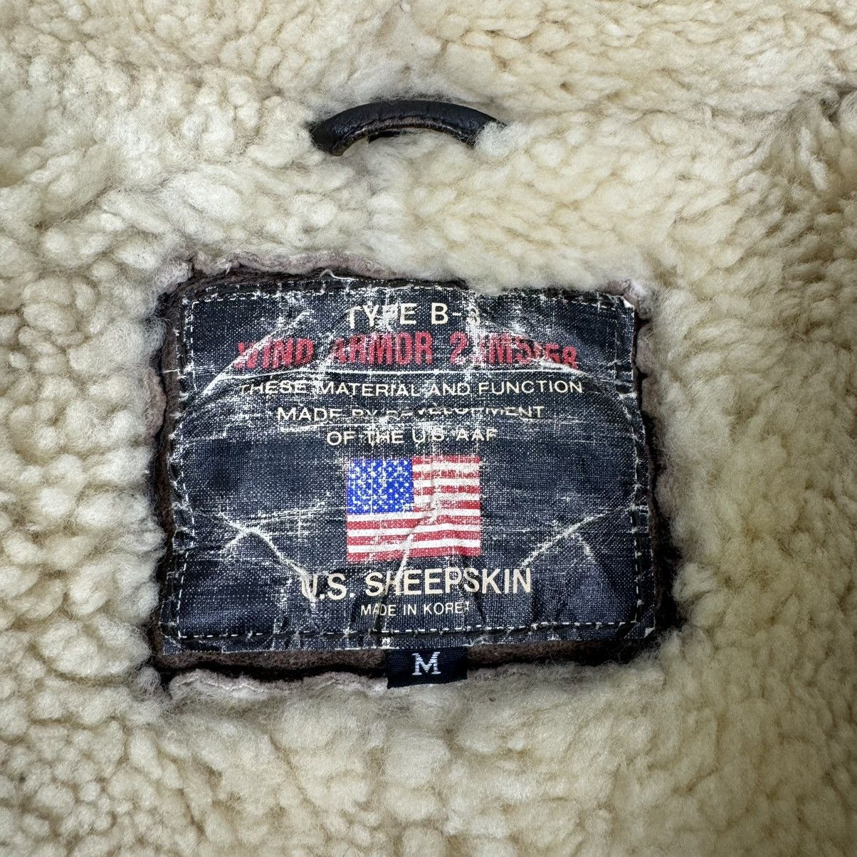 Genuine Leather ☀️US SHEEPSKIN TYPE B3 LEATHER JACKET Size US M / EU 48-50 / 2 - 12 Thumbnail