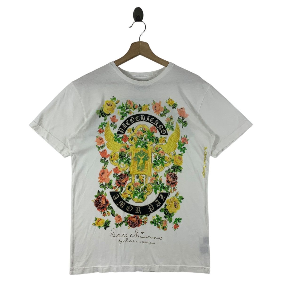Christian Audigier PACO CHICANO by CHRISTIAN AUDIGIER flower printed tee Size US M / EU 48-50 / 2 - 1 Thumbnail