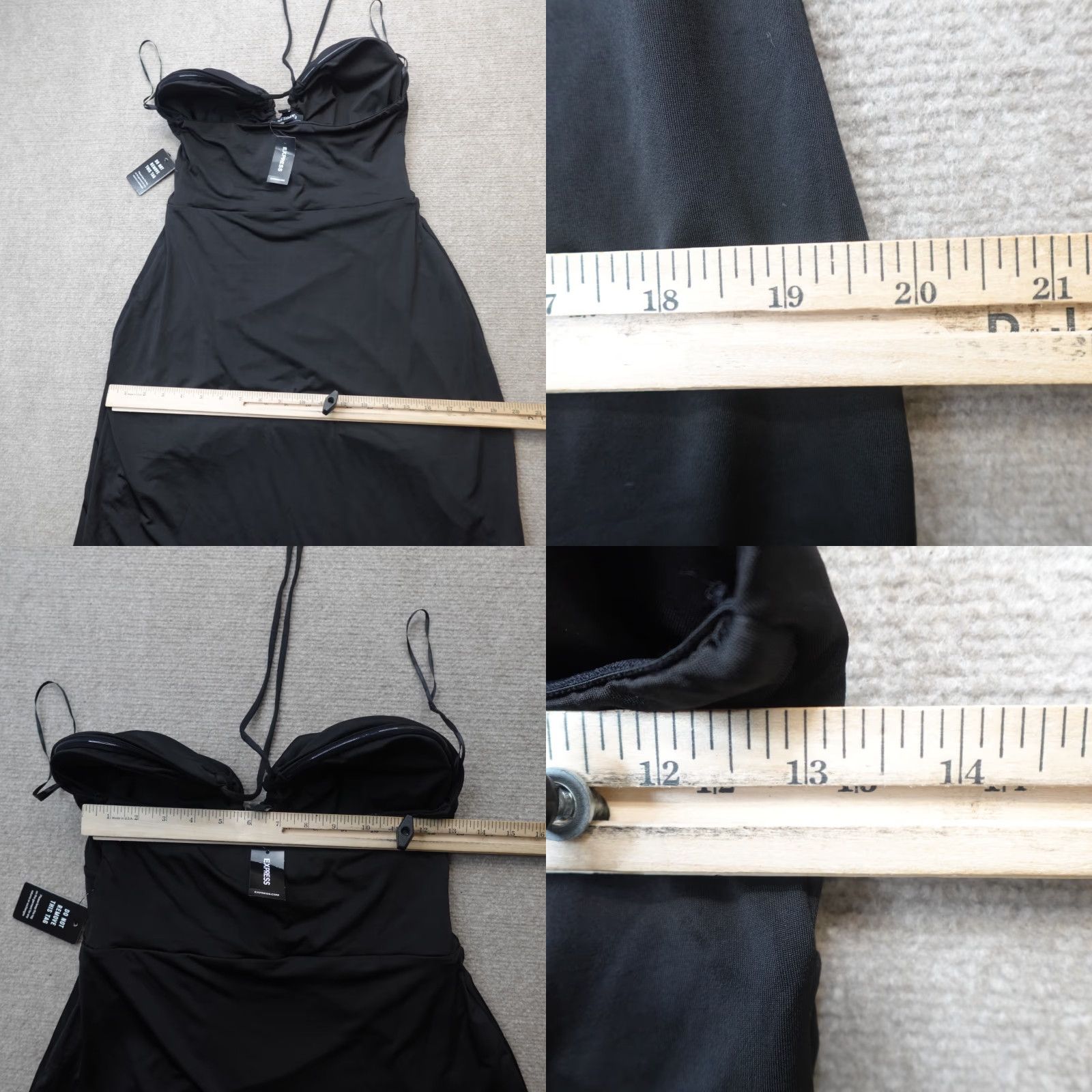 Express Express Dress Maxi Dress Halter Black M Women's Party/Cocktail Maxi Dress NEW Size M / US 6-8 / IT 42-44 - 8 Thumbnail