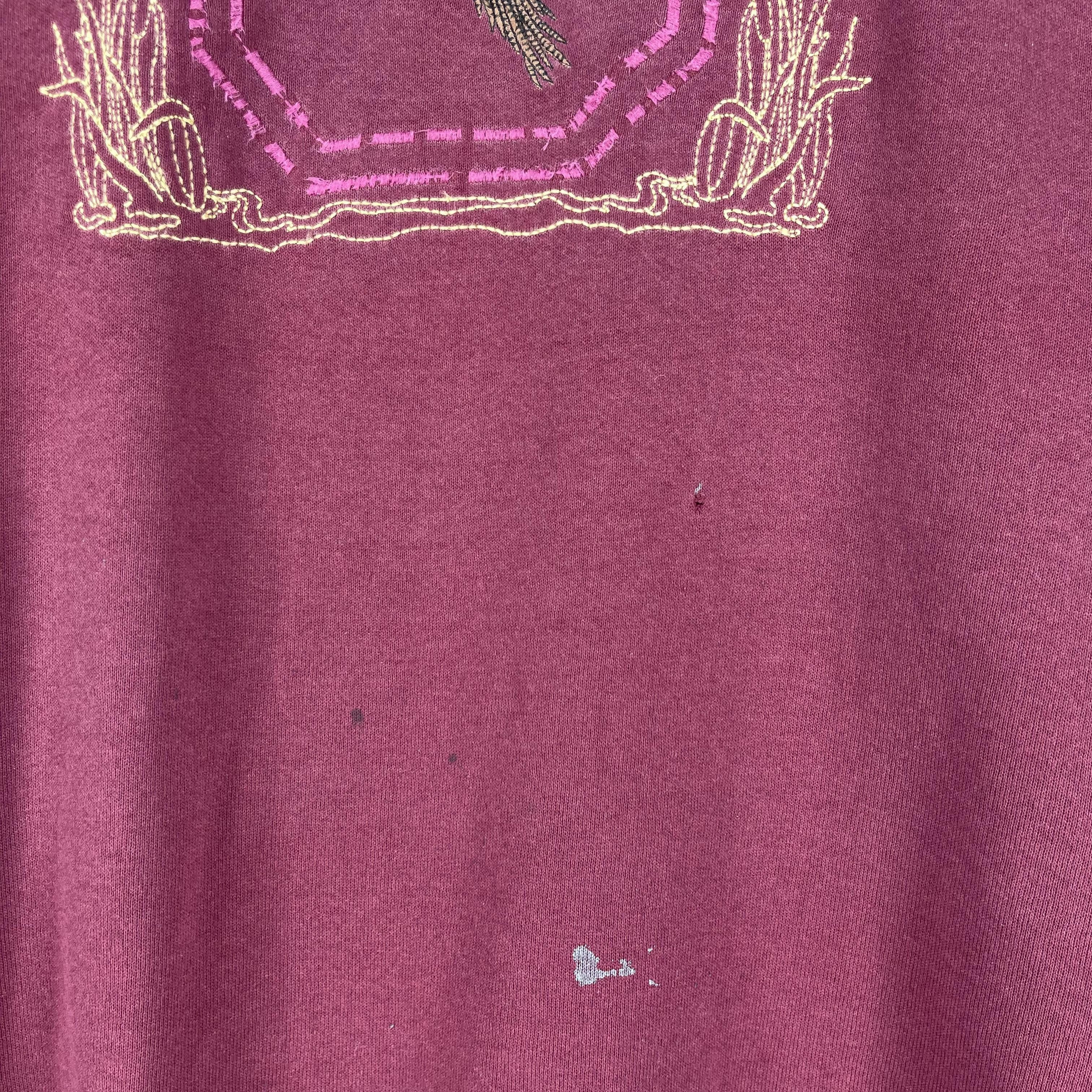 Vintage Vintage MISSOURI Spellout Embroidery Distressed Sweatshirt Size US XL / EU 56 / 4 - 3 Thumbnail