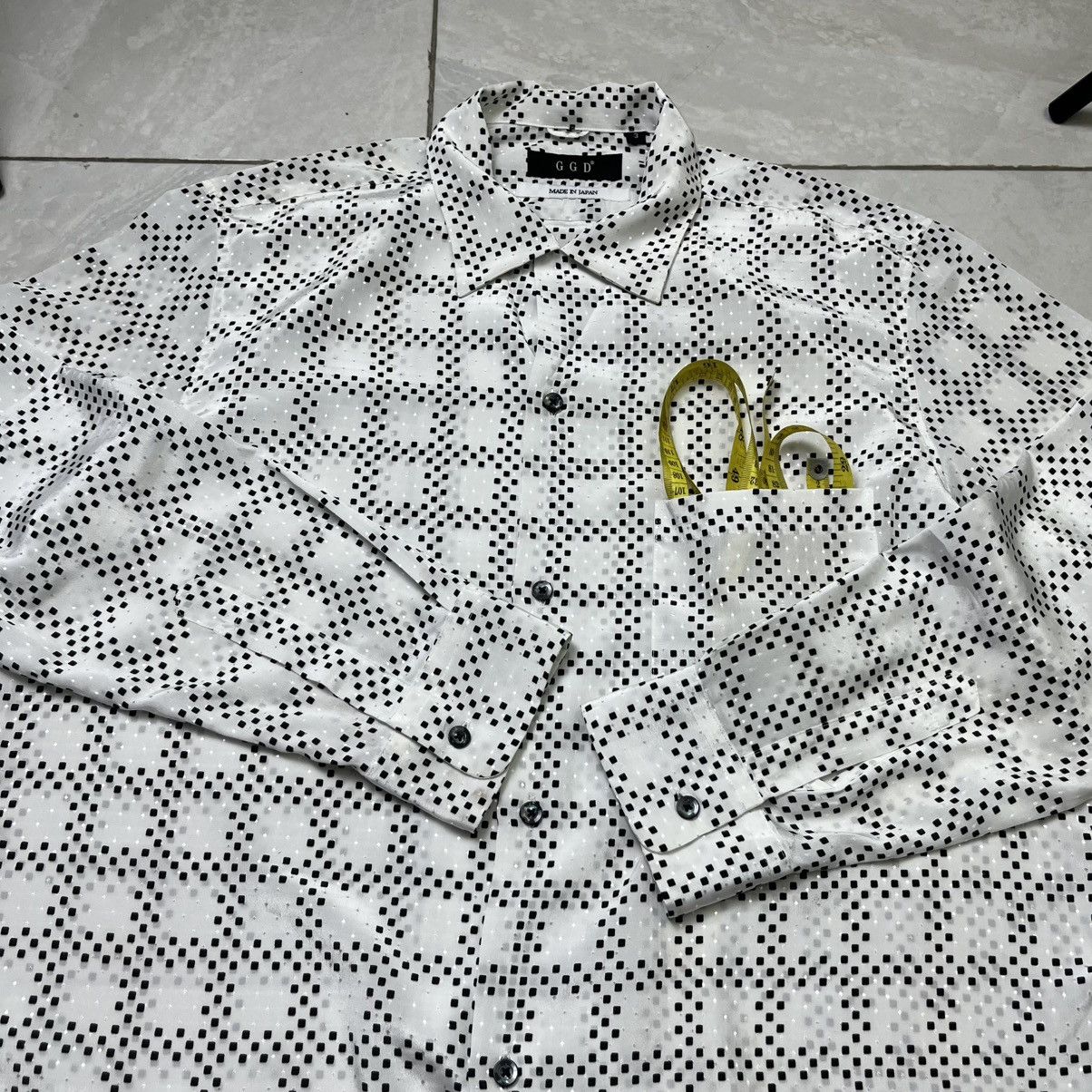 Japanese Brand GGD japan long sleeve button ups shirt Size US L / EU 52-54 / 3 - 8 Thumbnail