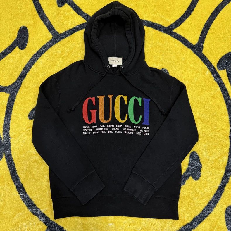 Gucci★素敵！Cosmogonie Sweatshirt Hoodie Sequins Polka Dot size M - Gucci Cosmogonie Hooded Sweatshirt Hoodie Sequins