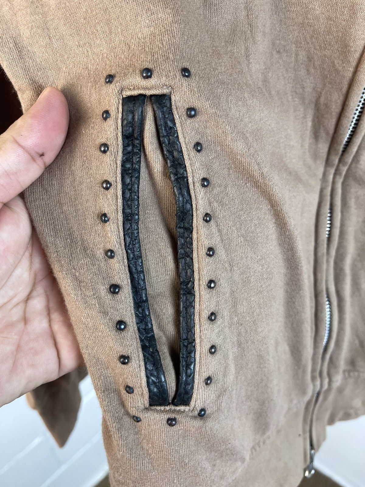 If Six Was Nine Custom Culture Snake Leather Zip Hoodie A7 Size US M / EU 48-50 / 2 - 7 Thumbnail