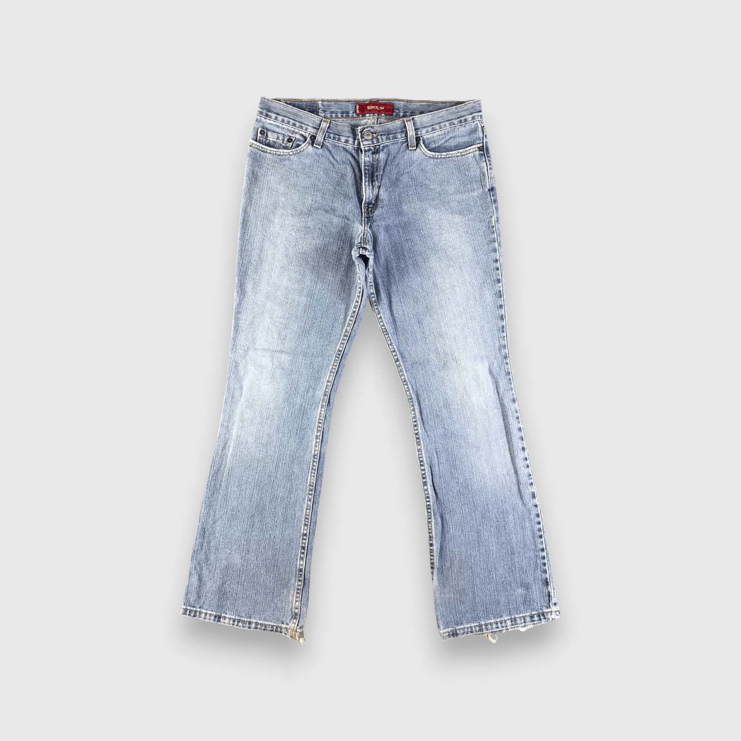 Levi's Vintage Blue Wash Levis 518 Jeans-J3465 Size 35" - 1 Thumbnail
