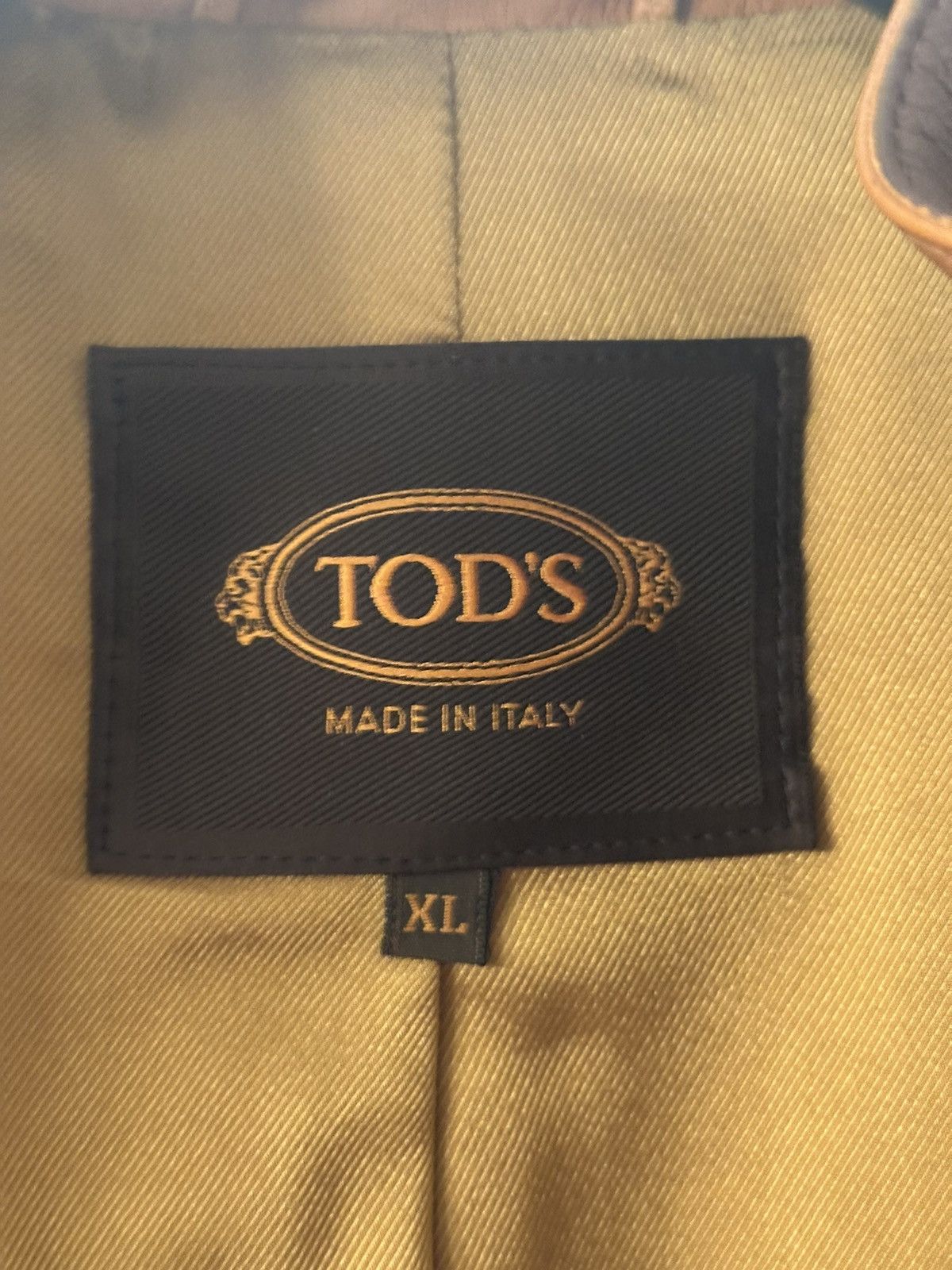 Tod's Hand Painted Suede (Ovine) Field Jacket Size US XL / EU 56 / 4 - 6 Thumbnail