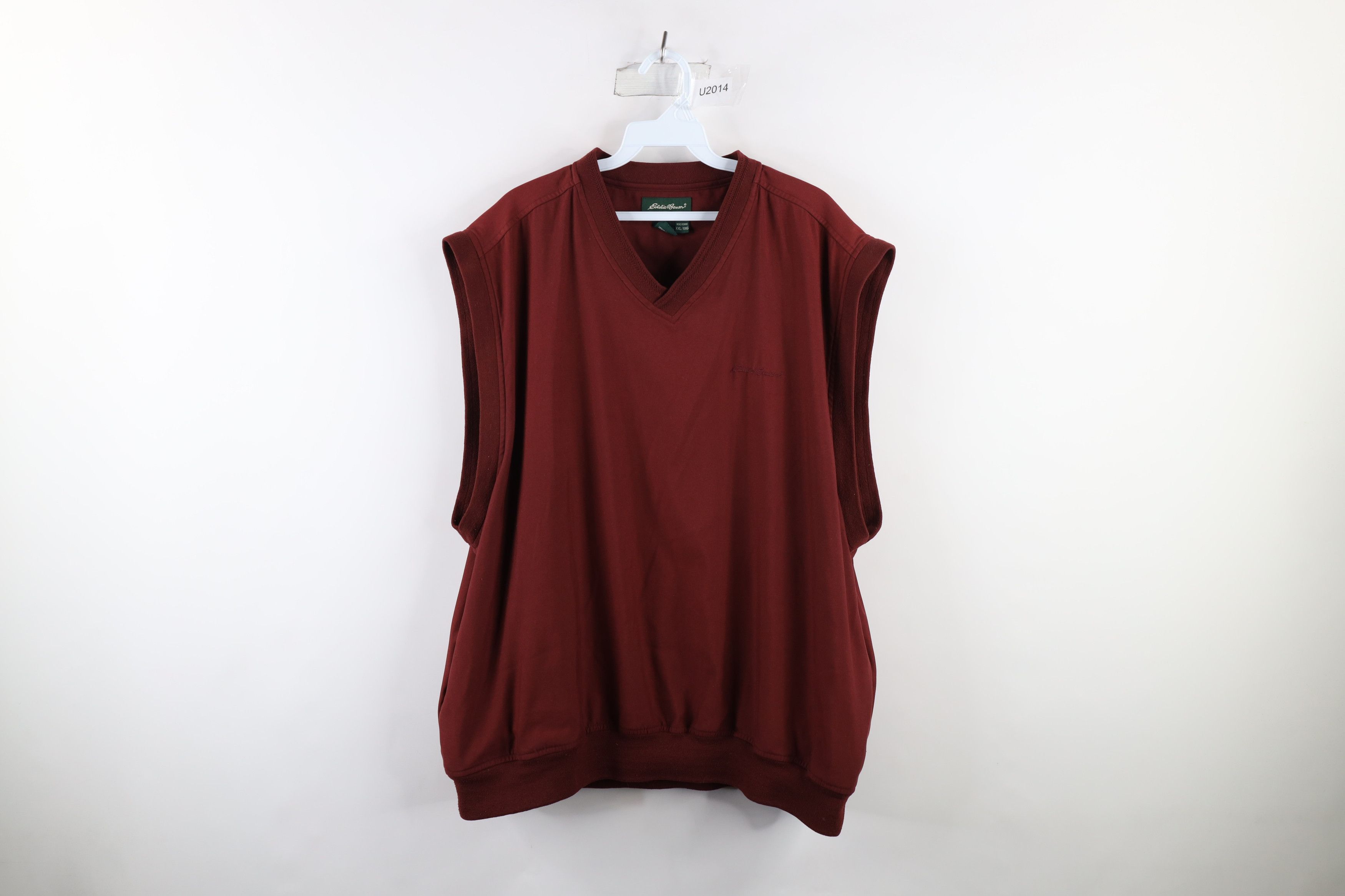 Eddie Bauer Vintage Eddie Bauer Spell Out Script Vest Jacket Red Size US XXL / EU 58 / 5 - 1 Thumbnail