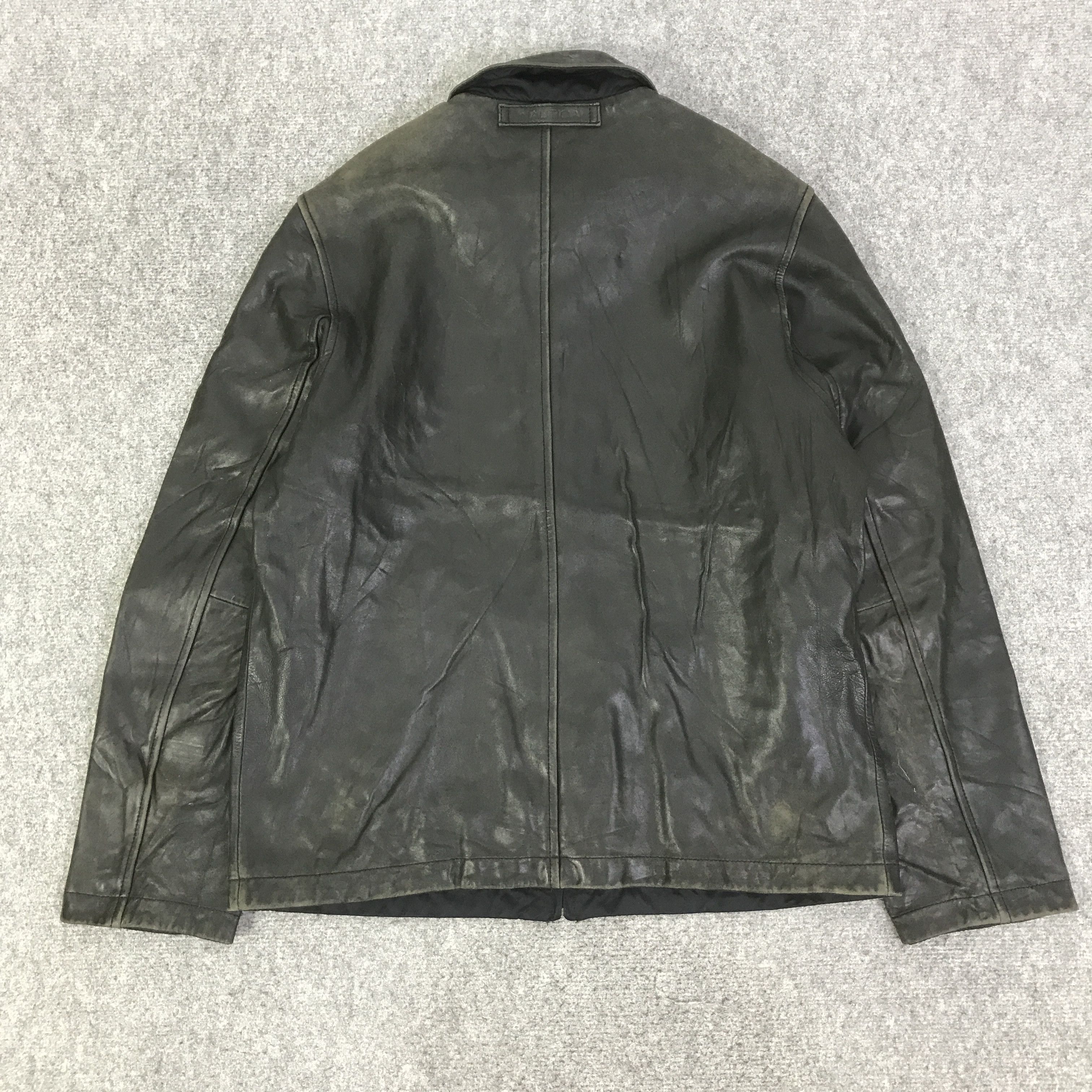 Nautica NAUTICA LEATHER JACKET K115B17 Size US L / EU 52-54 / 3 - 3 Thumbnail