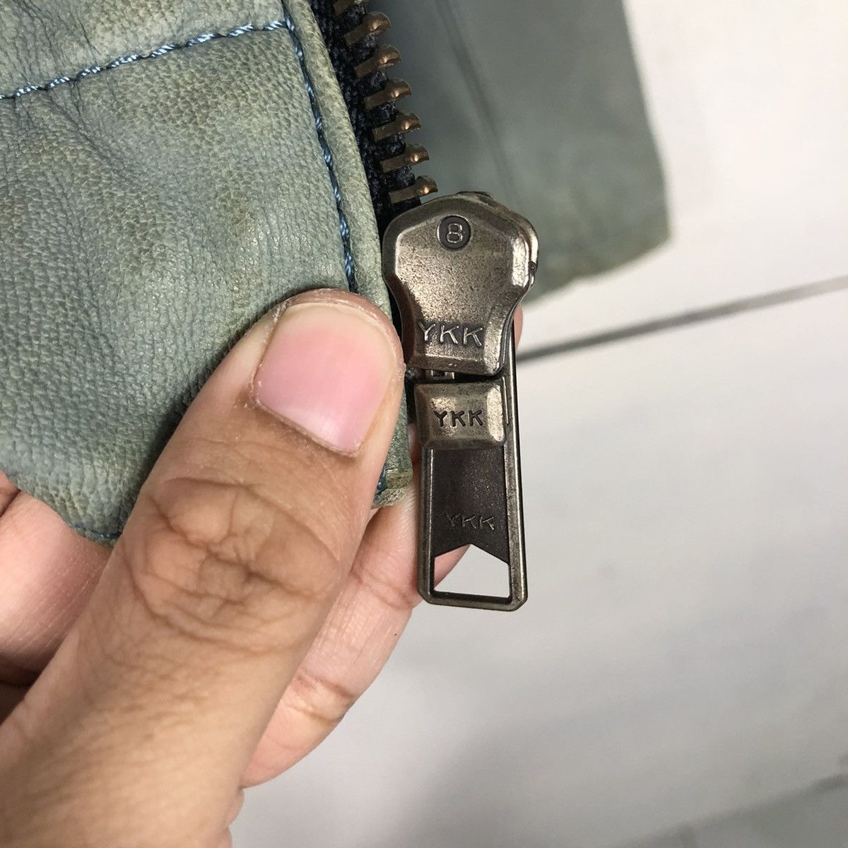 Japanese Brand 🔥VINTAGE CROPPED BIKER LEATHER JACKET G-STAGE ISSEY MIYAKE Size US M / EU 48-50 / 2 - 19 Thumbnail