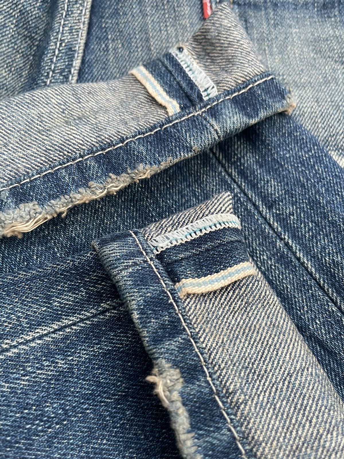 Levi's × Levi's Vintage Clothing × Vintage Vintage Flare Levis 807 Greenline Selvedge Denim Size 31" - 15 Thumbnail