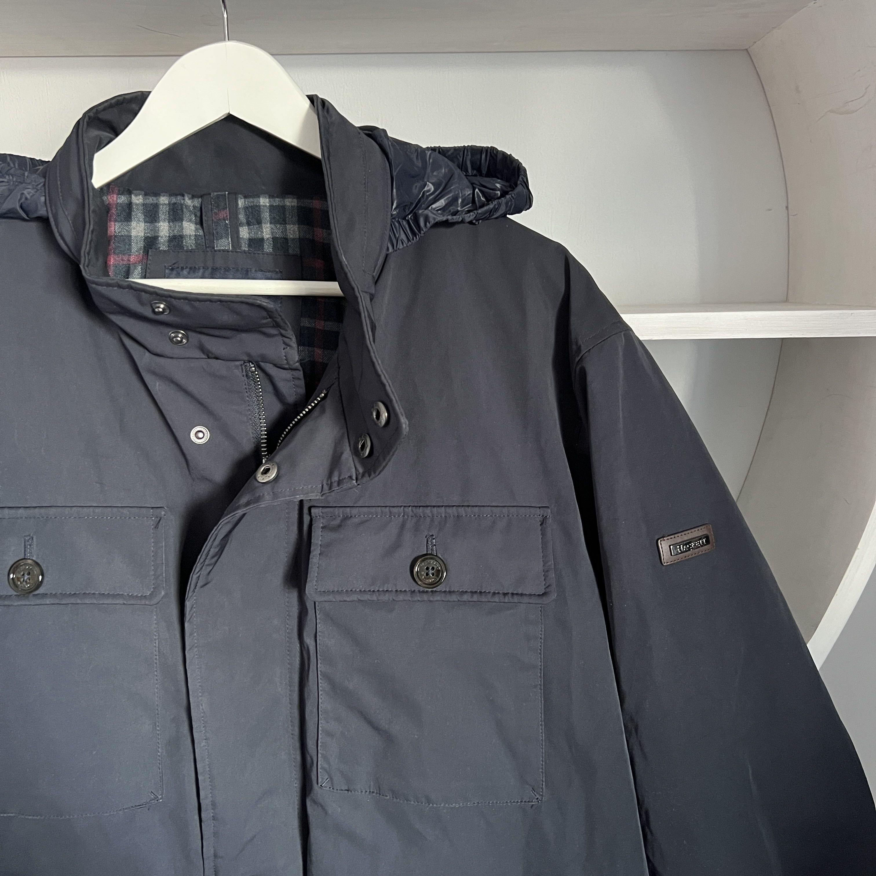 Men's HACKETT BRADBURY FIELD Navy Jacket
