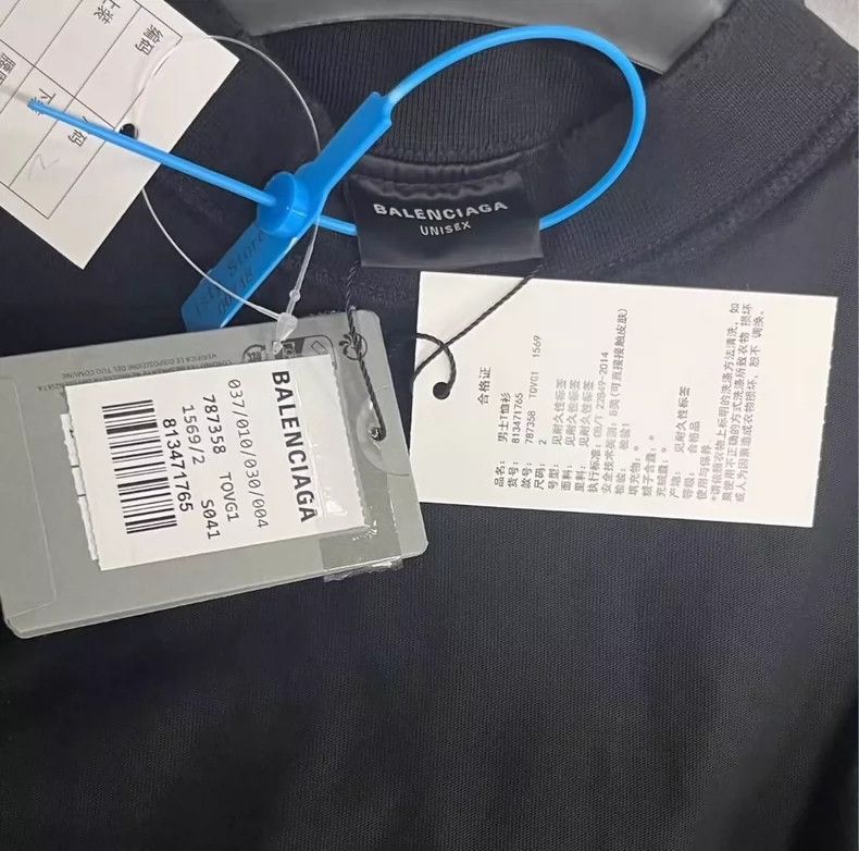 Balenciaga Balenciaga Logo monogrammed crewneck short sleeve T-shirt Size US M / EU 48-50 / 2 - 4 Thumbnail