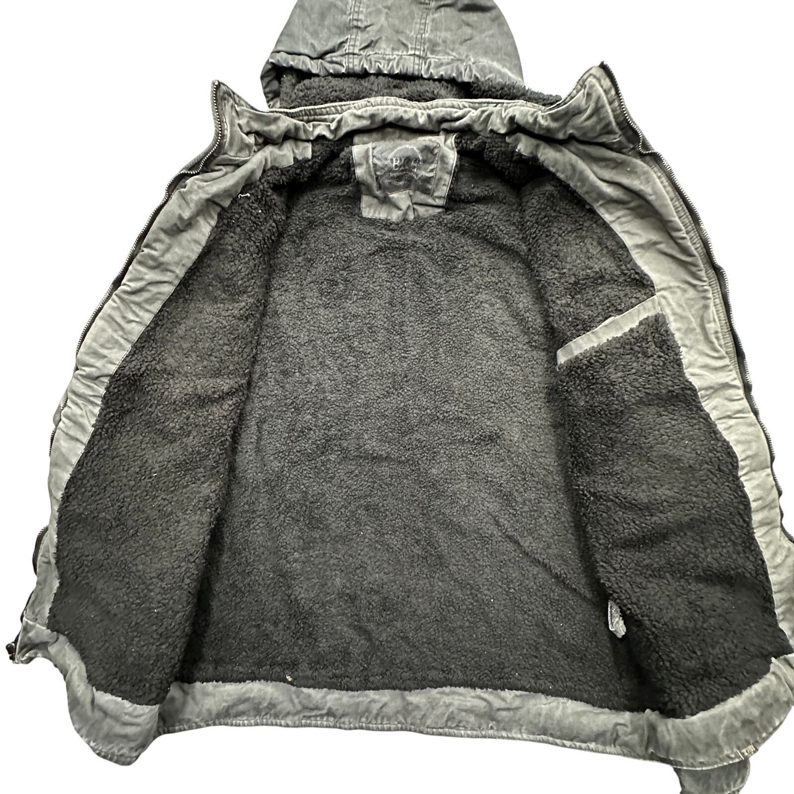 BKE BKE Buckle Slashed Fleece Lined Hooded Jacket Mens Medium Size US M / EU 48-50 / 2 - 10 Thumbnail
