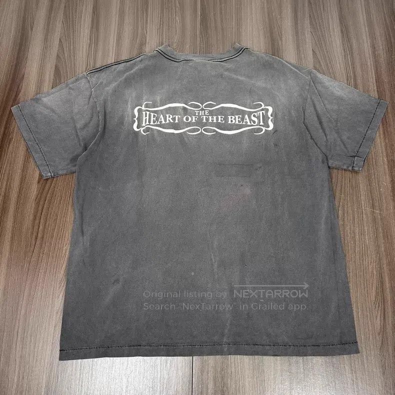 Saint Michael Saint Michael Crackle letter print washed distressed short Size US XL / EU 56 / 4 - 6 Thumbnail