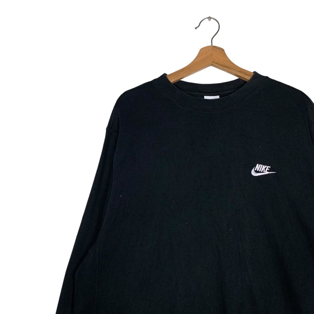 Nike NIKE White Tag Small Logo Sweatshirt #1536-C69 Size US XXL / EU 58 / 5 - 6 Thumbnail