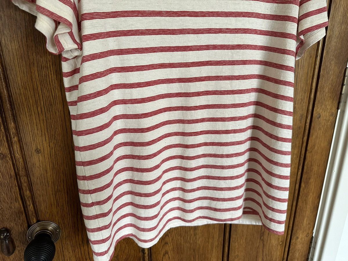 Saint Laurent Paris $620 Saint Laurent STRIPED CASSANDRE T-SHIRT IN JERSEY Size US L / EU 52-54 / 3 - 16 Thumbnail