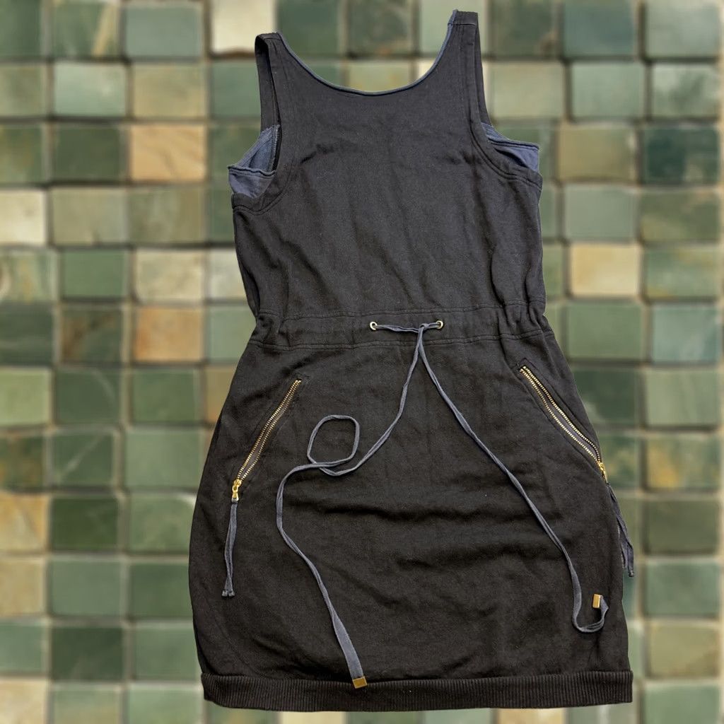 Marc by Marc Jacobs Marc Jacobs Navy Blue Sheath Mini Tank Sundress Dress Pockets Tie Waist Medium Size M / US 6-8 / IT 42-44 - 1 Thumbnail