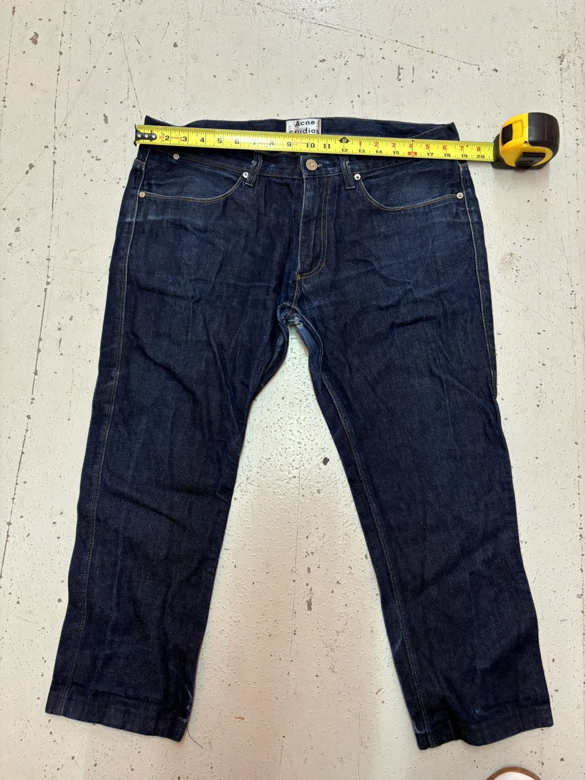 Acne Studios × Designer ***FINAL DROP***RARE ACNE STUDIOS MAX RAW DENIM 36 Size US 36 / EU 52 - 1 Thumbnail
