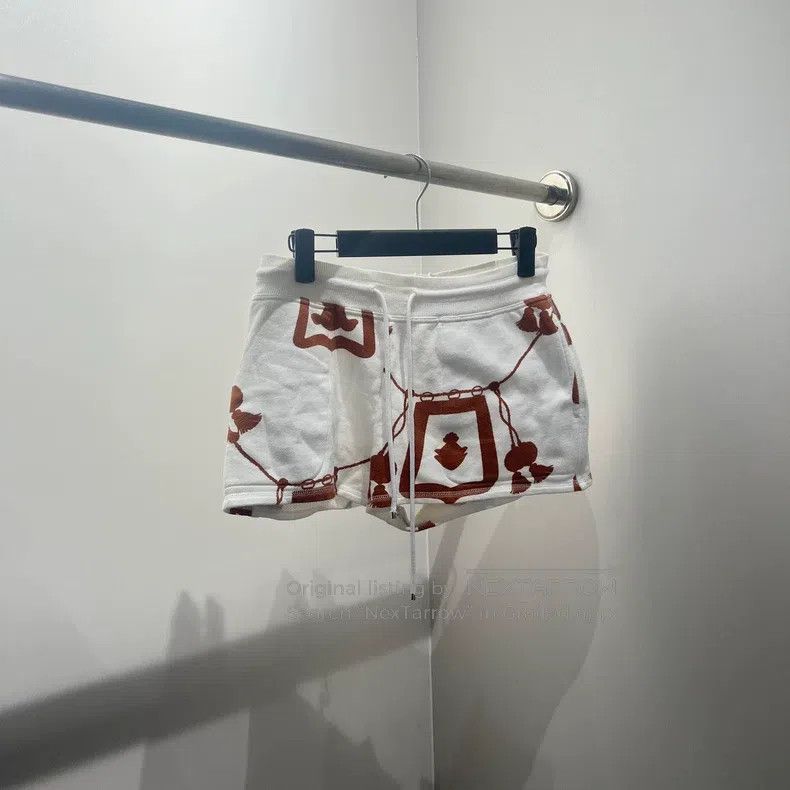 Hermes Hermes Lantern Print Drawstring Short Pants, Cotton Materi Size 24" / US 00 / IT 34 - 1 Thumbnail