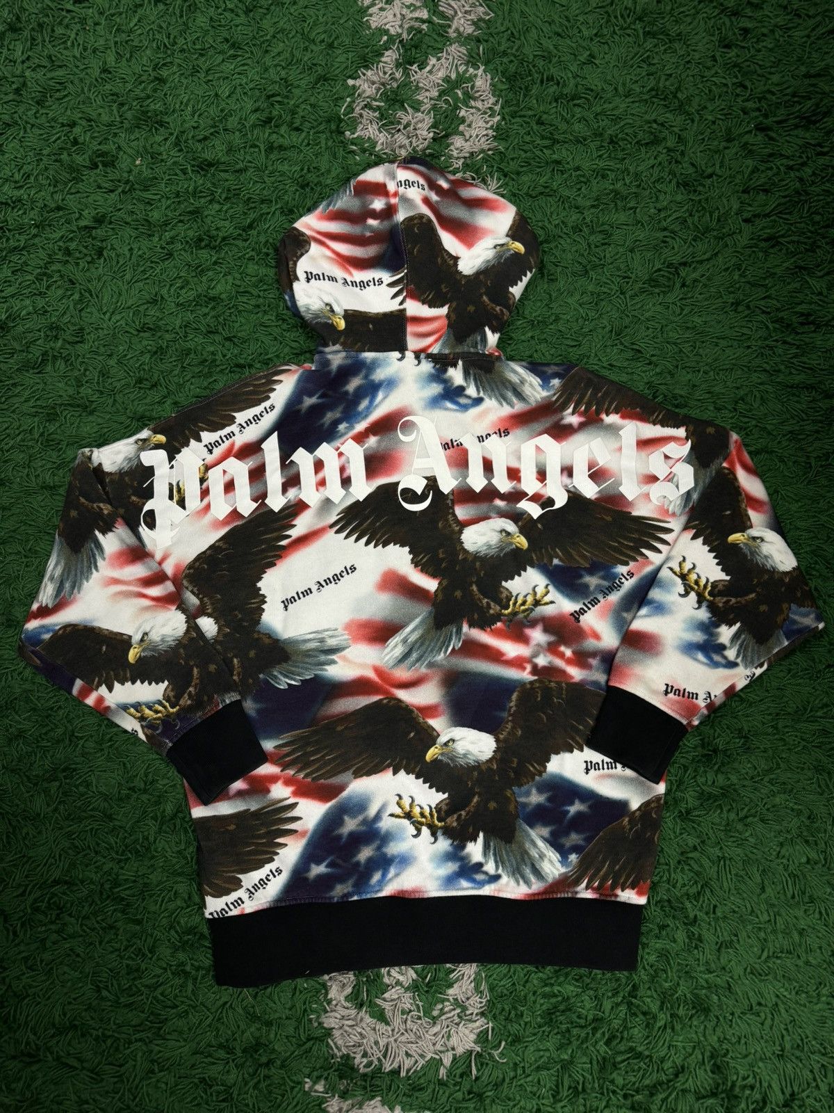 Palm Angels Palm Angels USA Hoodie S Size US S / EU 44-46 / 1 - 2 Thumbnail