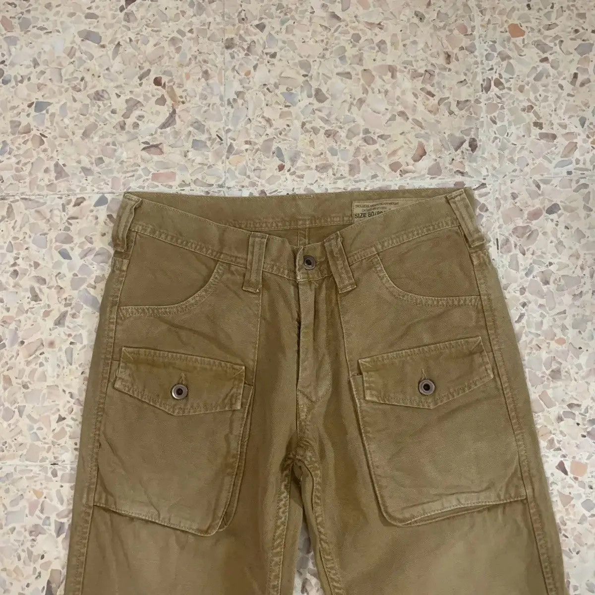 Vintage Rugged Trousers Canvas Japanese Vintage Faded Bush Pants Size US 30 / EU 46 - 4 Thumbnail