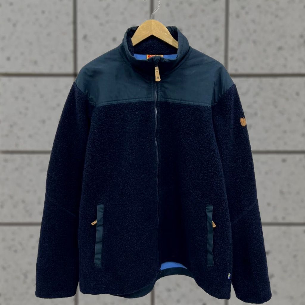 Vintage New title: Fjallraven Barents Stormblocker Jacket - Deep Pile Fleece Mens 2XL Navy Size US XXL / EU 58 / 5 - 1 Thumbnail