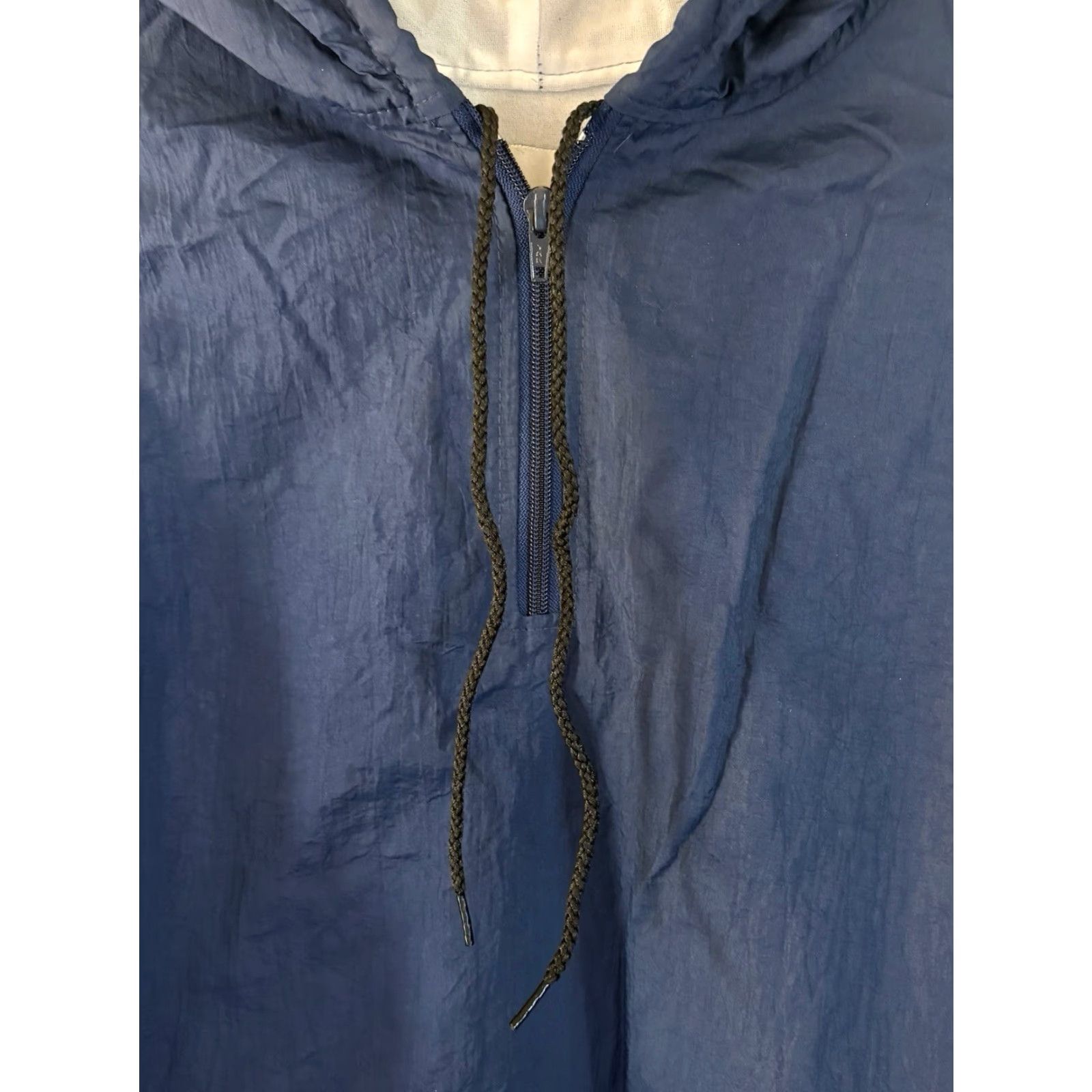 Vintage VINTAGE Windbreaker Jacket Mens M Navy Blue 90s Deadstock NWOT USA Made Lightweight Zip 90s Mens Jacket Size US M / EU 48-50 / 2 - 2 Thumbnail