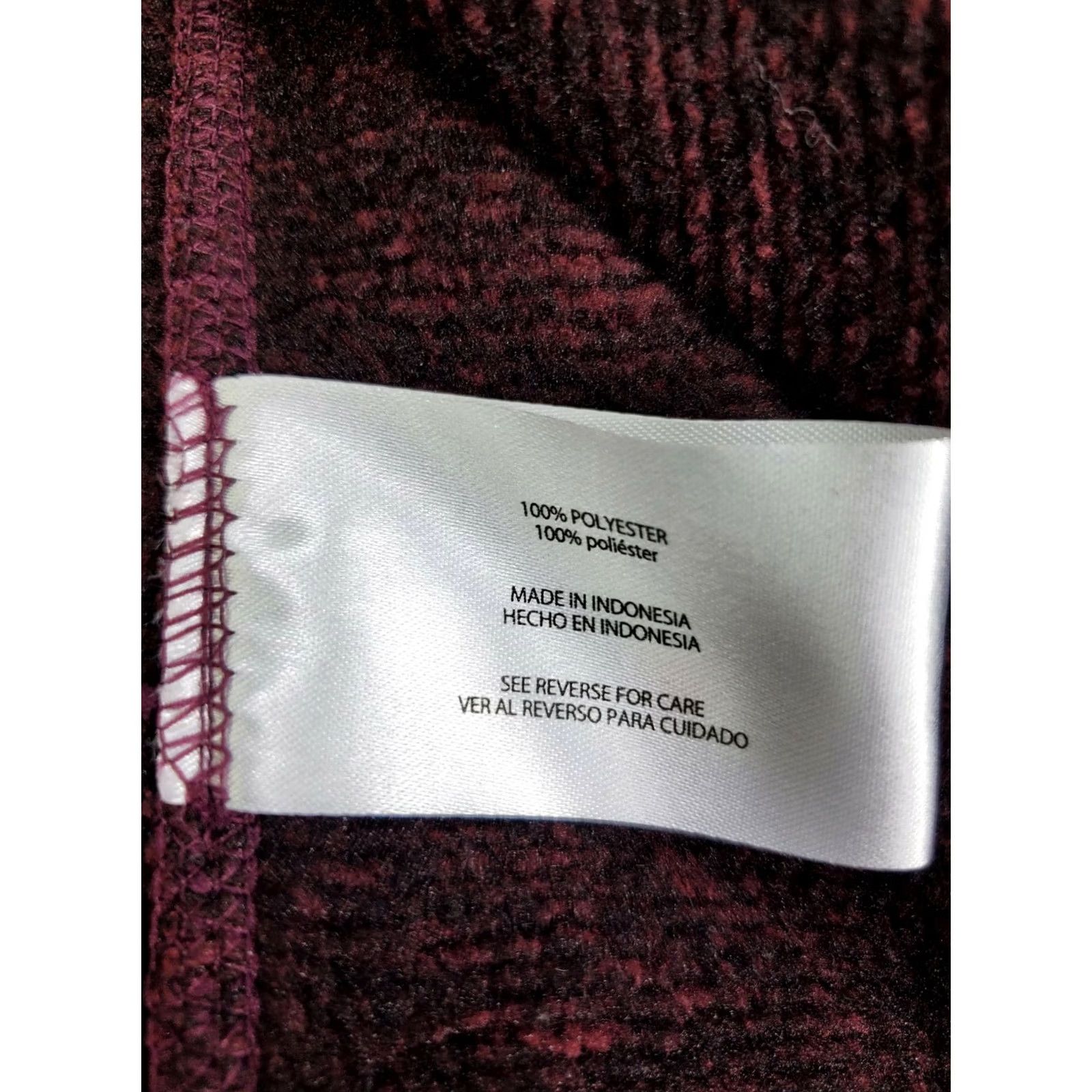 Vintage Woolrich Sweater Mens 2XL Maroon Burgundy & Black Pullover Quarter Zip Knit Men Polyester Size US XXL / EU 58 / 5 - 6 Thumbnail