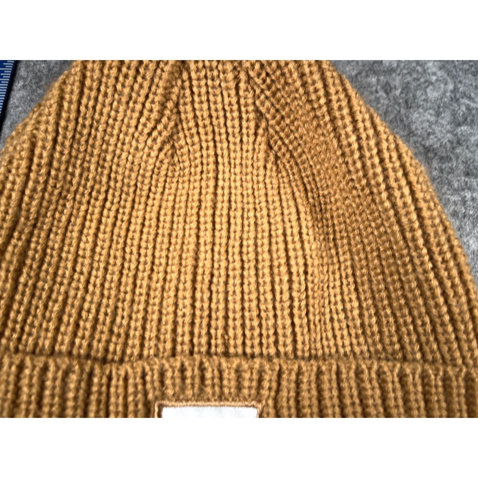 Doublet Vivint Beanie Toque Beanie Hat Adult One Size Beige Acrylic Knit Cuffed Security Outdoor Ski Trendy Mens Size ONE SIZE - 3 Thumbnail