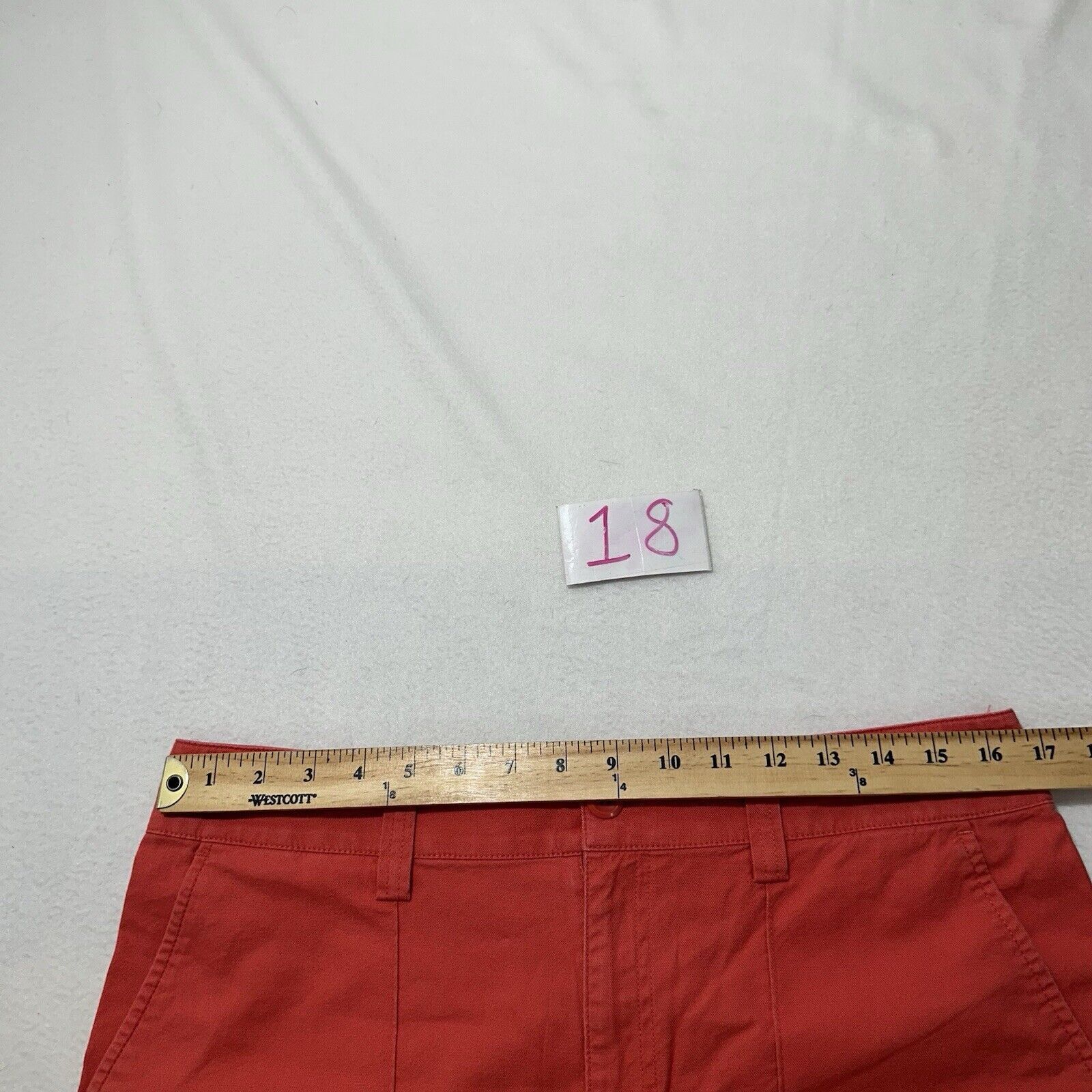 Loft LOFT 8 4" Inseam Chino Flat Front Pink High Rise Shorts Size 30" / US 8 / IT 44 - 9 Thumbnail