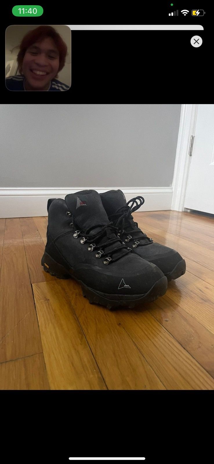 image of Roa Black Hiking Boots, Men's (Size 9)