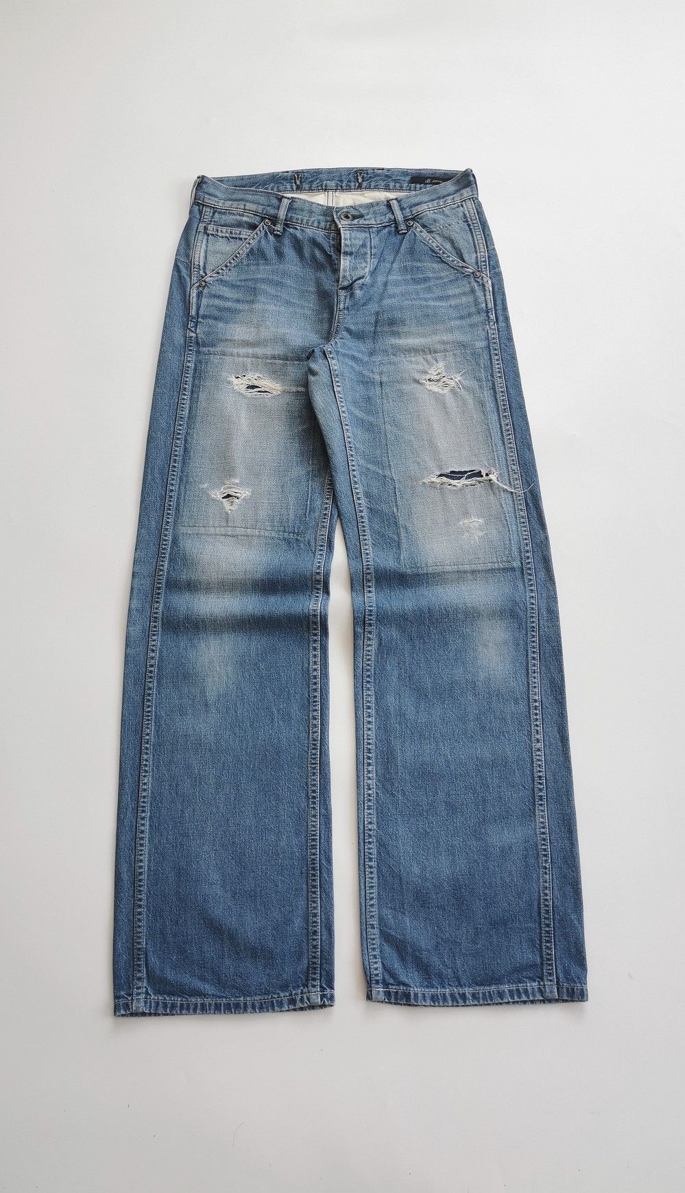 Johnbull Baggy Johnbull Double Knee AP320 Jeans Size US 29 - 2 Thumbnail