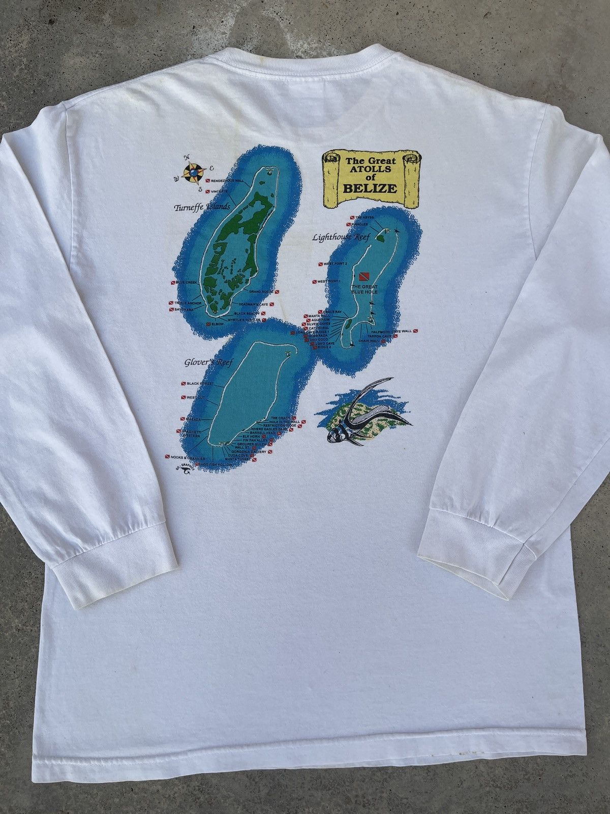 Vintage Vintage Turneffe Island Lodge Long Sleeve Shirt Size US L / EU 52-54 / 3 - 2 Thumbnail