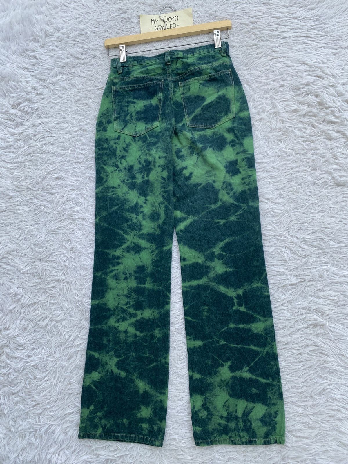 Japanese Brand Vintage 90s Japanese Brand Tie Dye Flash Jeans Pants Size US 27 - 20 Thumbnail