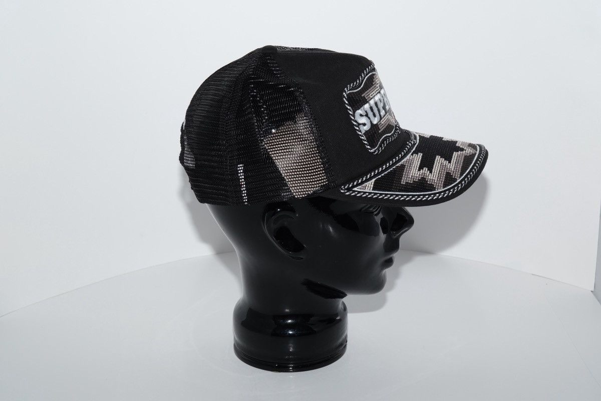 Supreme Supreme Western Embroidered Mesh Back 5-Panel Black Size ONE SIZE - 2 Thumbnail