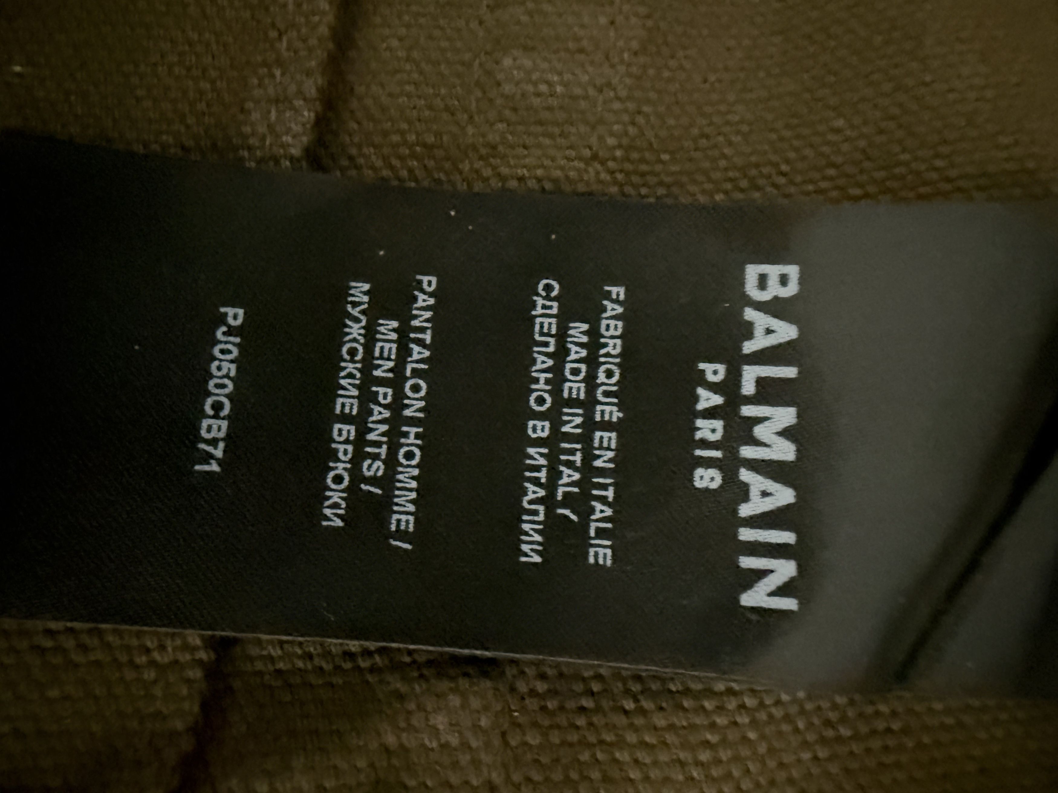 Balmain Skinny-Fit Cargo Trousers Size US 31 - 19 Thumbnail