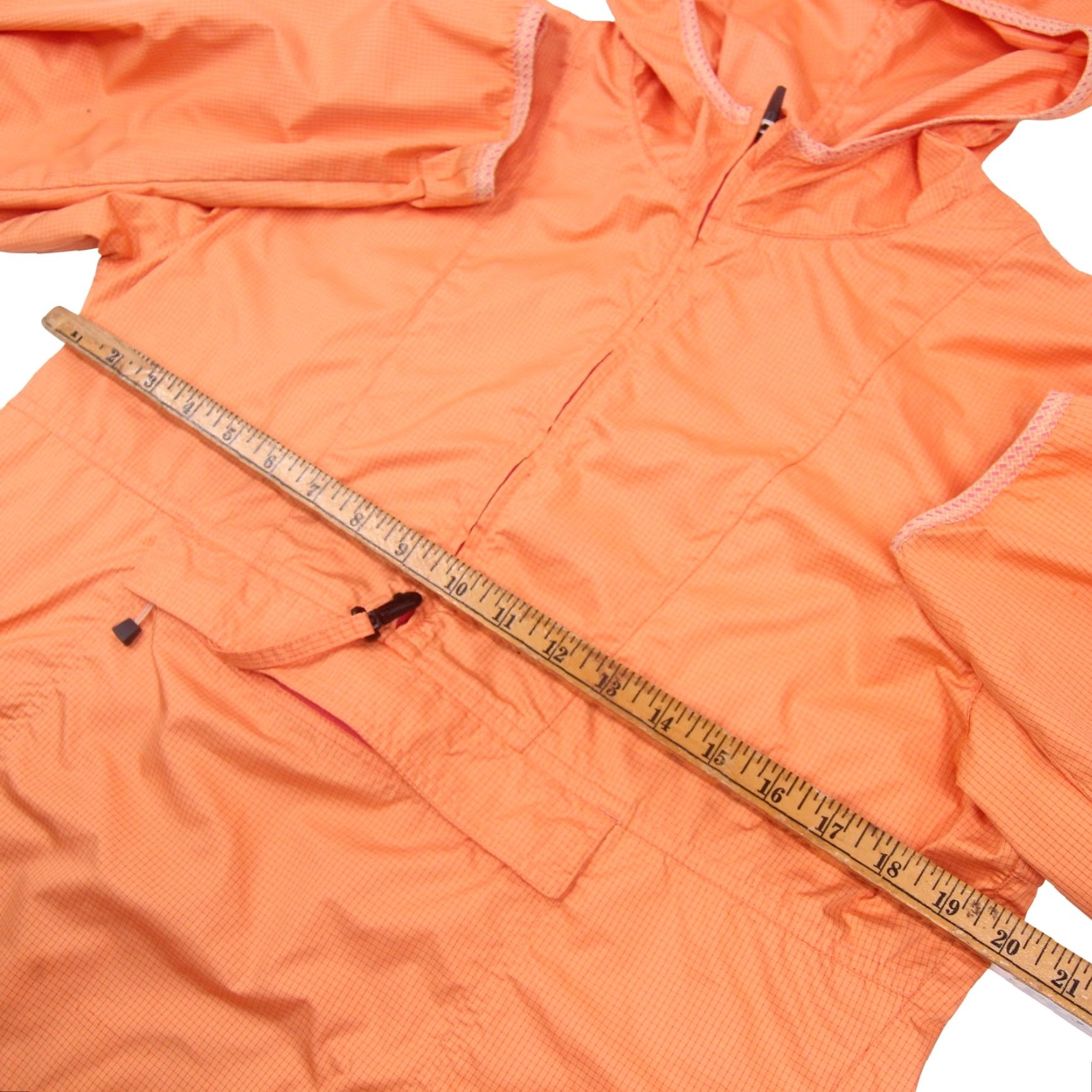 Nike ACG VINTAGE Nike ACG Windbreaker Jacket Womens Medium Orange Packable Jacket Size M / US 6-8 / IT 42-44 - 5 Thumbnail