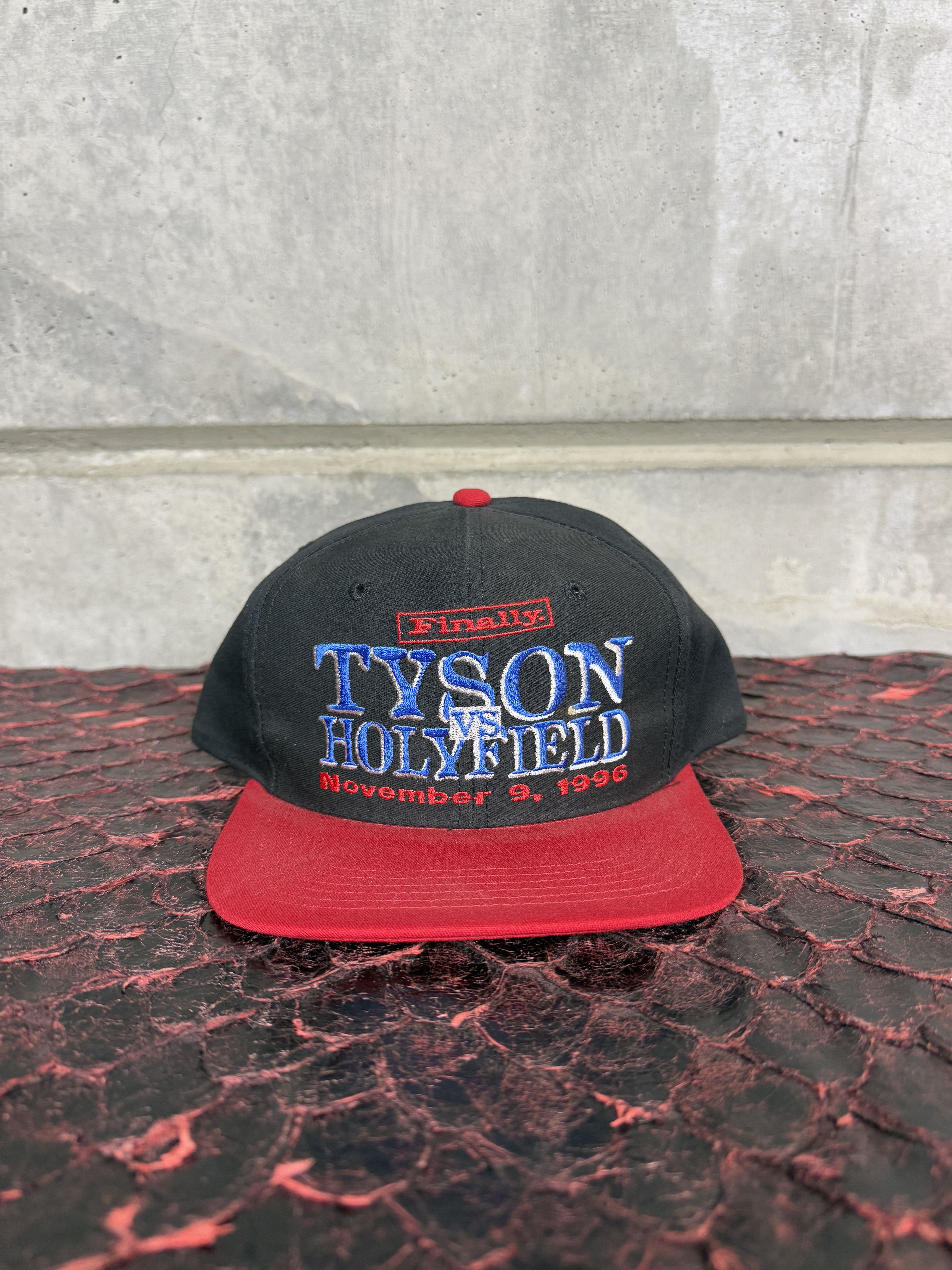 Vintage 1996 Vintage Mike Tyson vs Holyfield Snapback Hat Size ONE SIZE - 1 Thumbnail