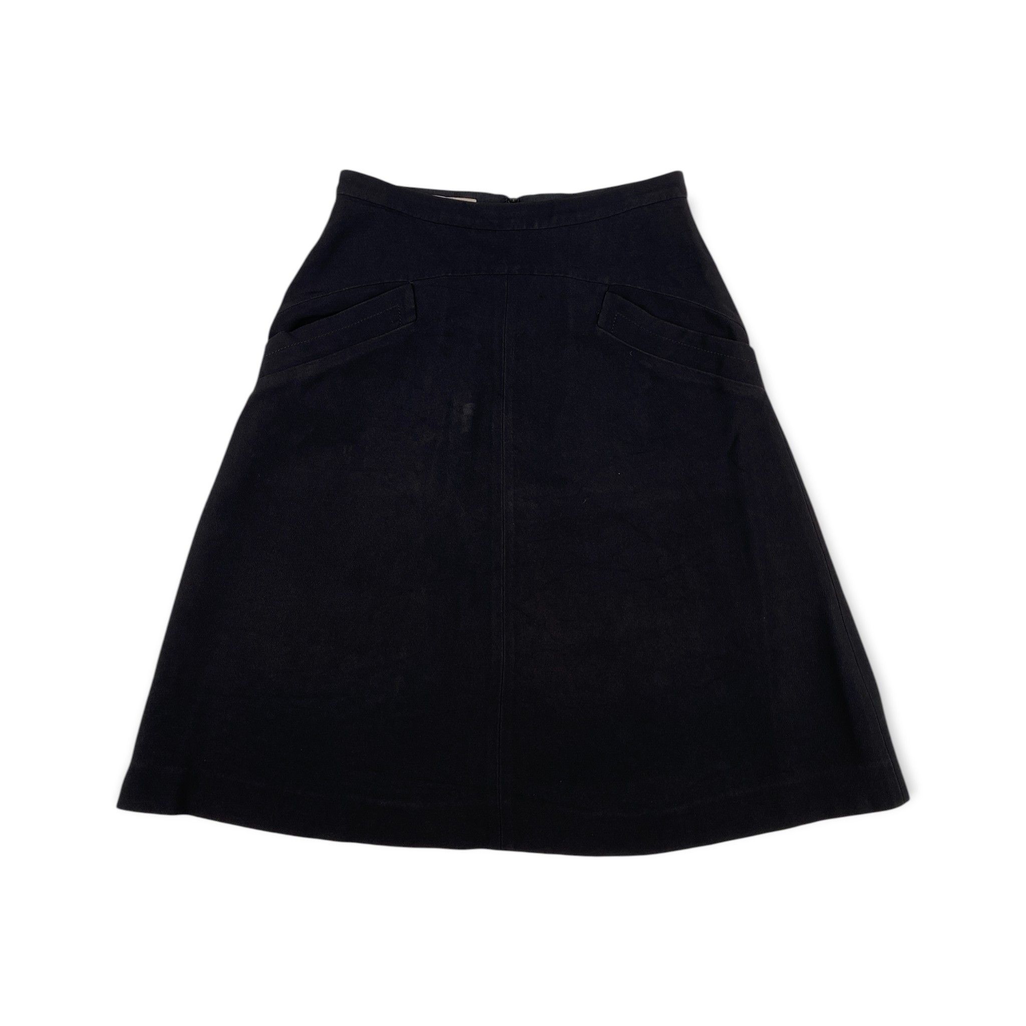 Miu Miu 2014 Flap Pocket Midi Skirt Size 26" / US 2 / IT 38 - 1 Thumbnail