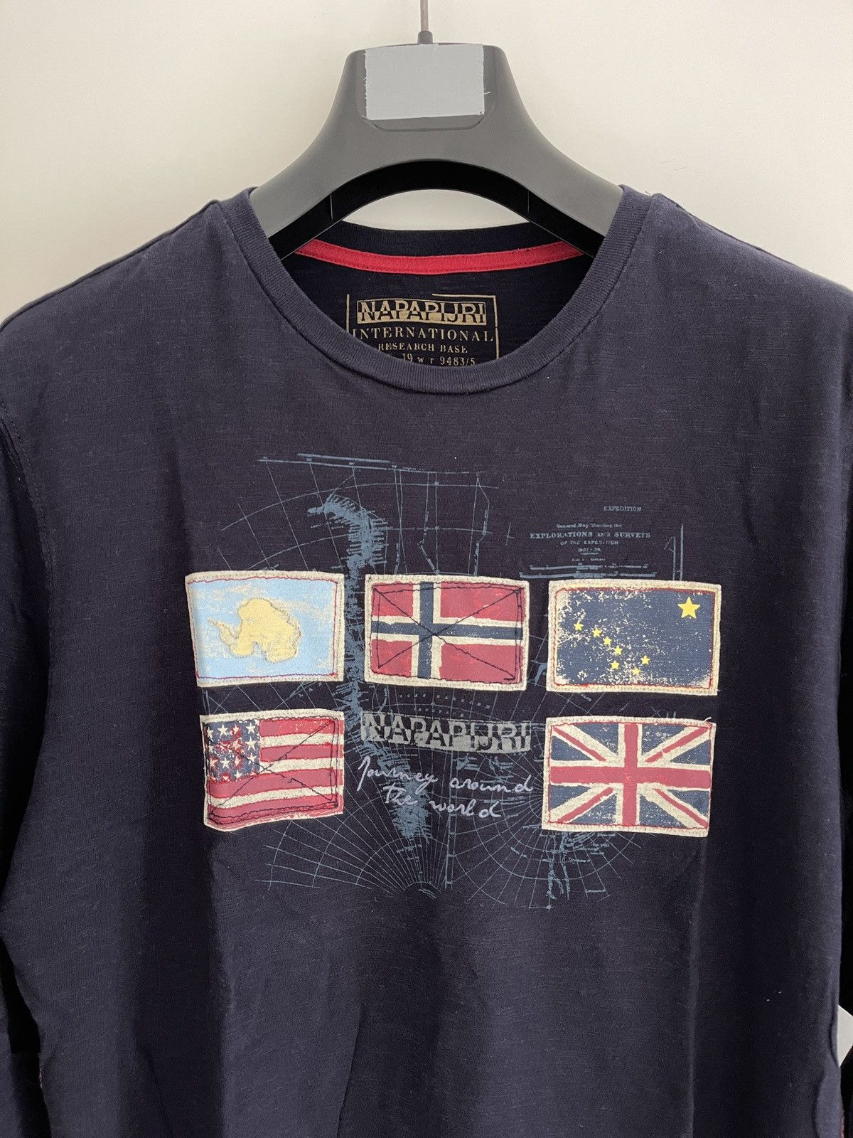 Napapijri Napapijri International Research Base Long Sleeve T-Shirt Size US M / EU 48-50 / 2 - 4 Thumbnail