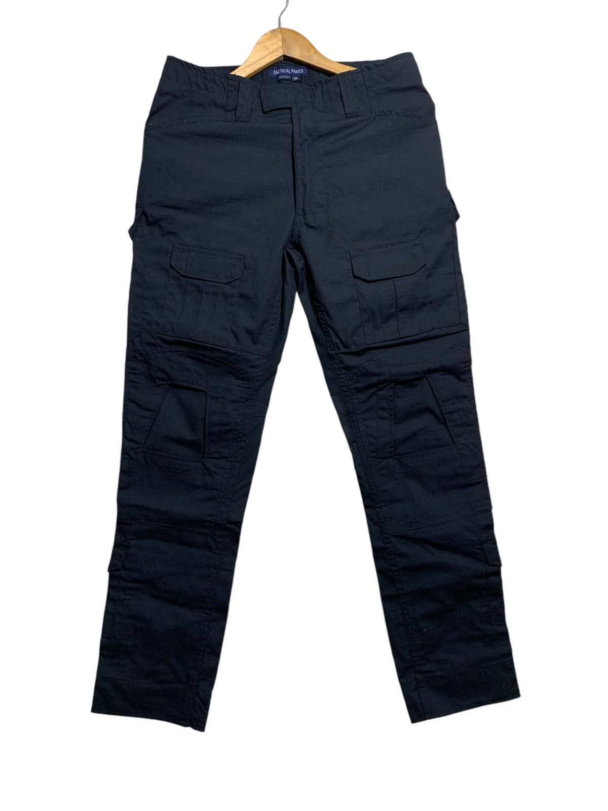 🔥TACTICAL BLACK RIPSTOP PANTS W30