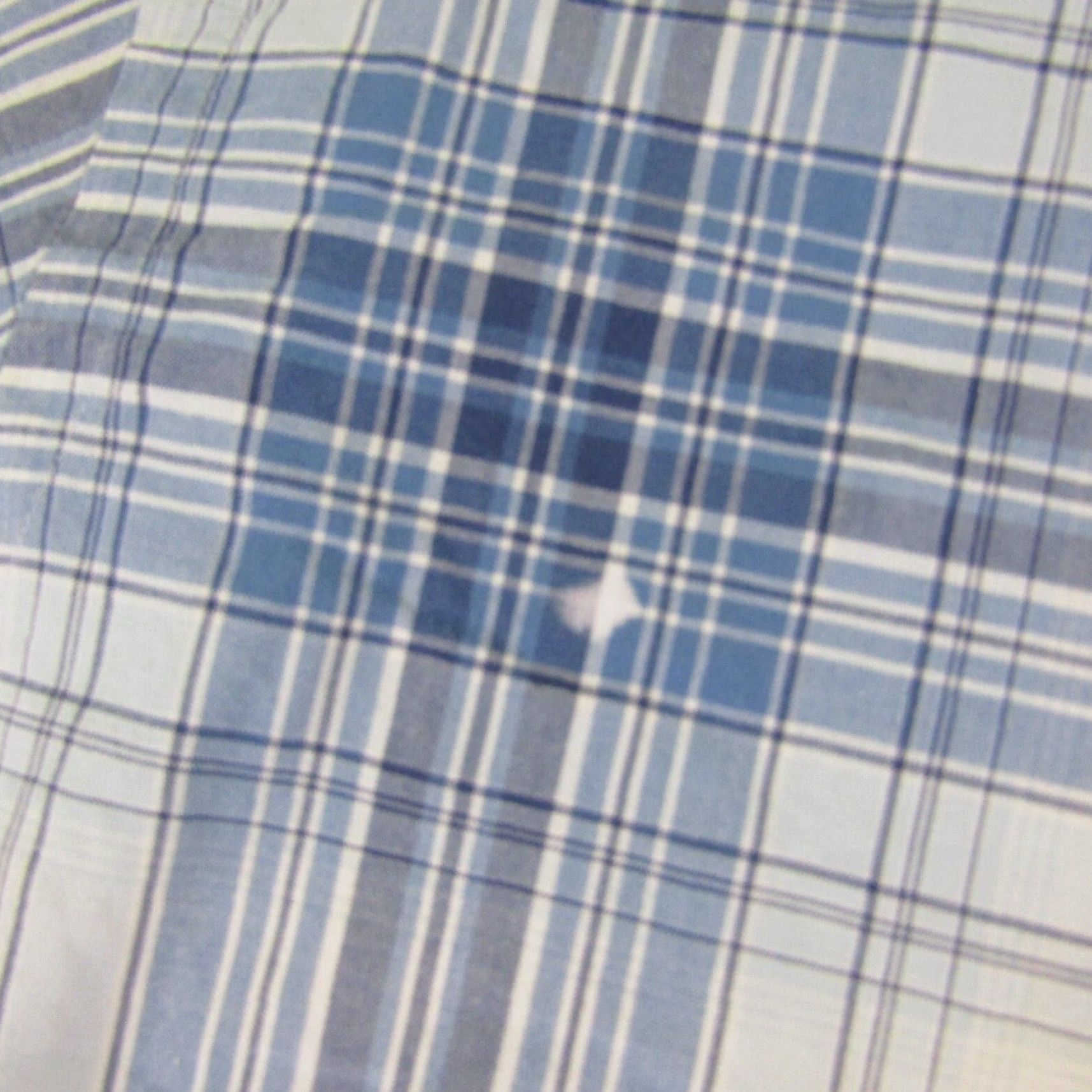 Ralph Lauren VINTAGE Ralph Lauren Men's Shirt Large Blue Plaid Cotton Casual Button-Up Outdoors Mens Size US L / EU 52-54 / 3 - 3 Thumbnail