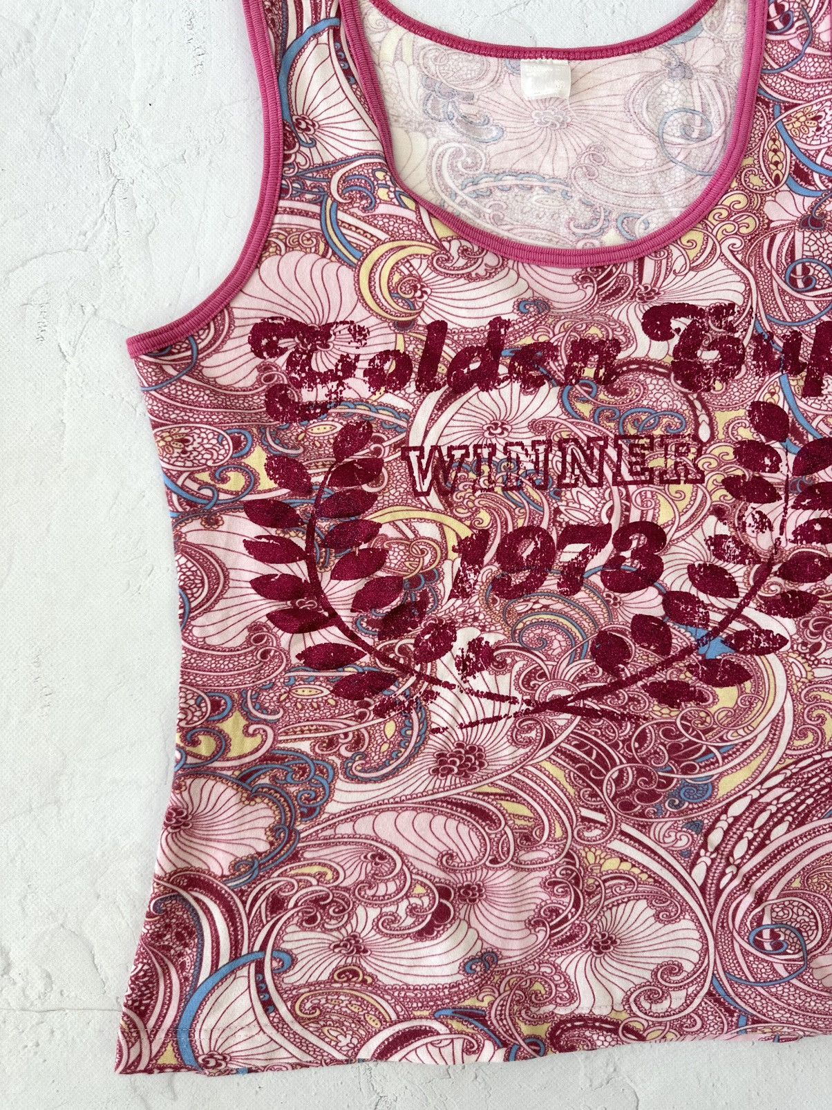 Beauty Beast × If Six Was Nine × Vintage Vintage Printed Tank Top Size S / US 4 / IT 40 - 3 Thumbnail