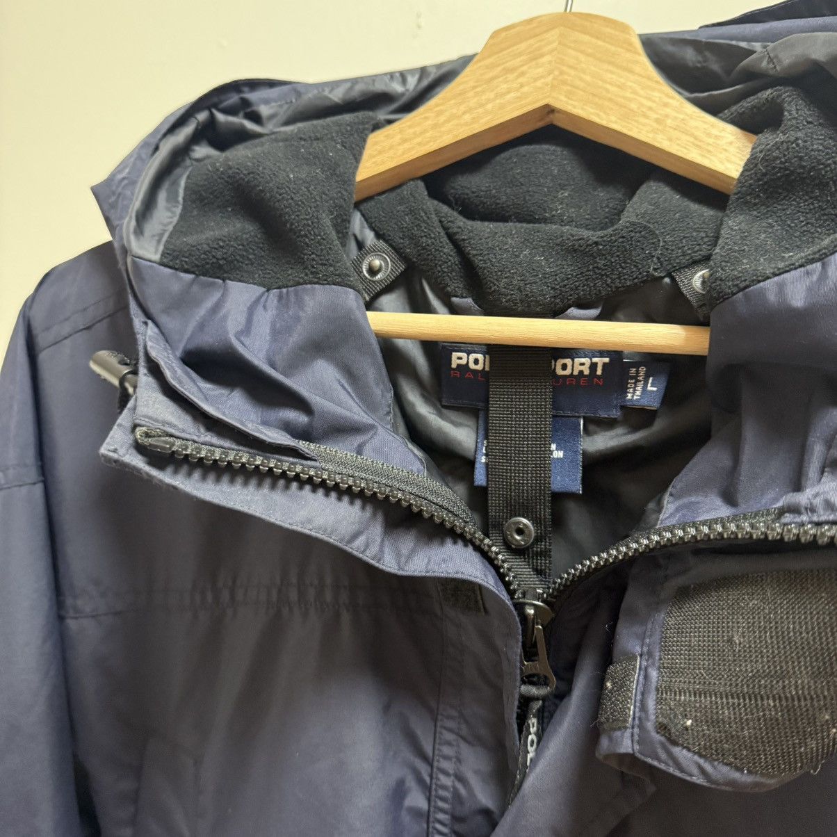 Polo Ralph Lauren Vintage Polo Sport Ralph Lauren Tech Jacket Large Size US L / EU 52-54 / 3 - 5 Thumbnail