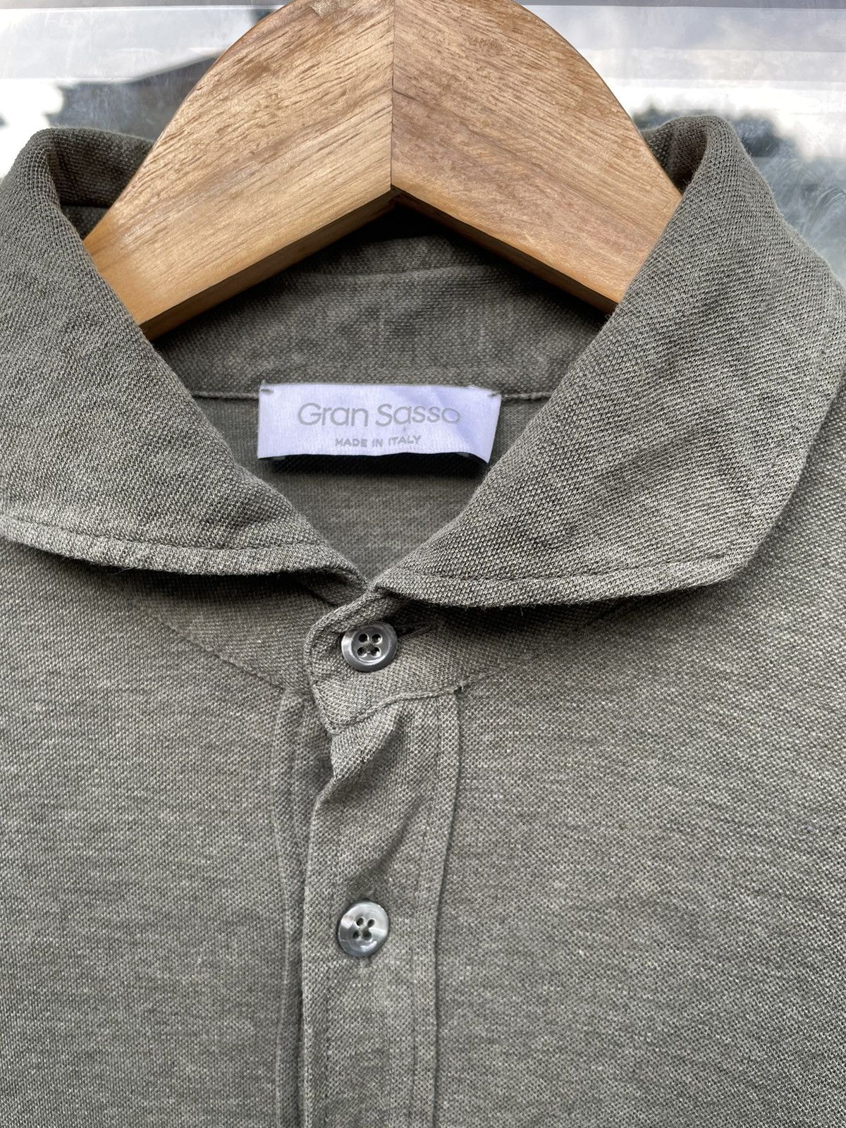 Gran Sasso Gran Sasso Gray Japanese Long Sleeve Size US M / EU 48-50 / 2 - 4 Thumbnail