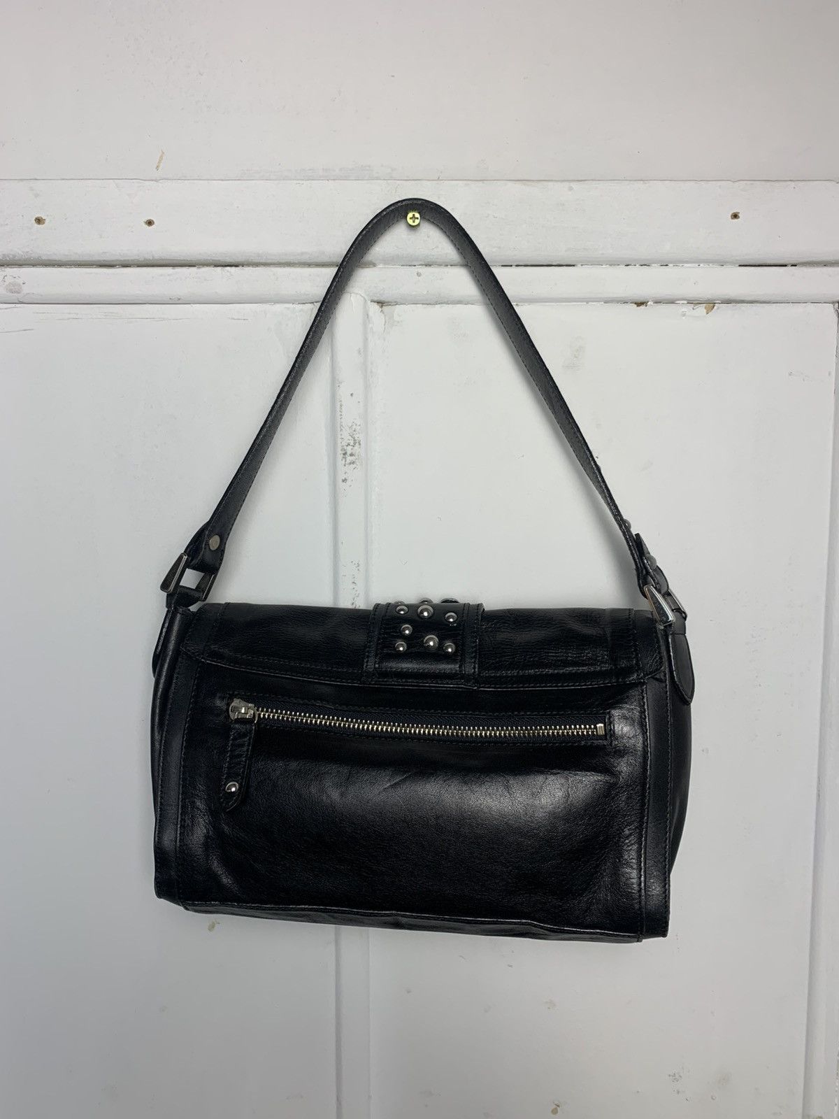 Jean Paul Gaultier 🕷️Jean Paul Gaultier black leather studded goth shoulder bag Size ONE SIZE - 7 Thumbnail