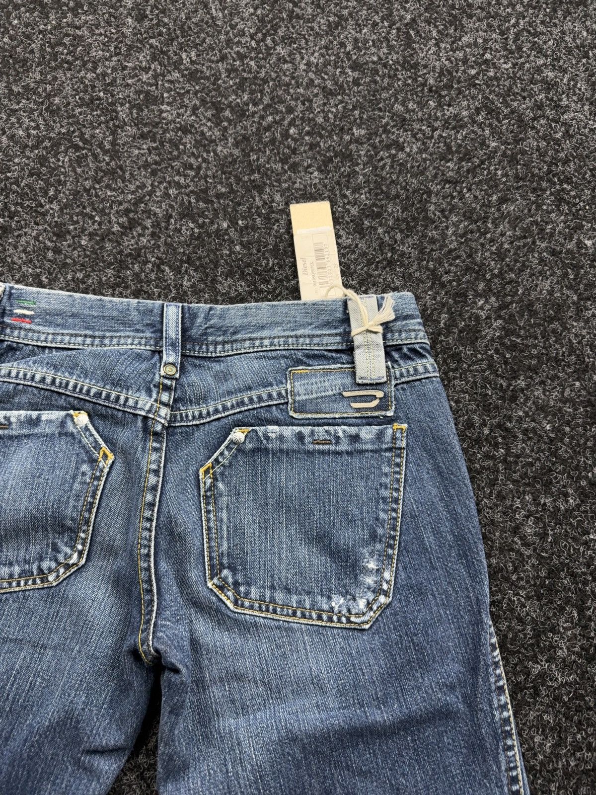 Diesel NWT Luxury 00s Diesel Junnie Low Rise Retro Rock Jeans Y2K Size 25" / US 0 / IT 36 - 17 Thumbnail