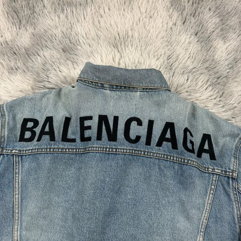 Balenciaga Balenciaga Denim Jacket 2502-Nextarrow Size US S / EU 44-46 / 1 - 5 Thumbnail