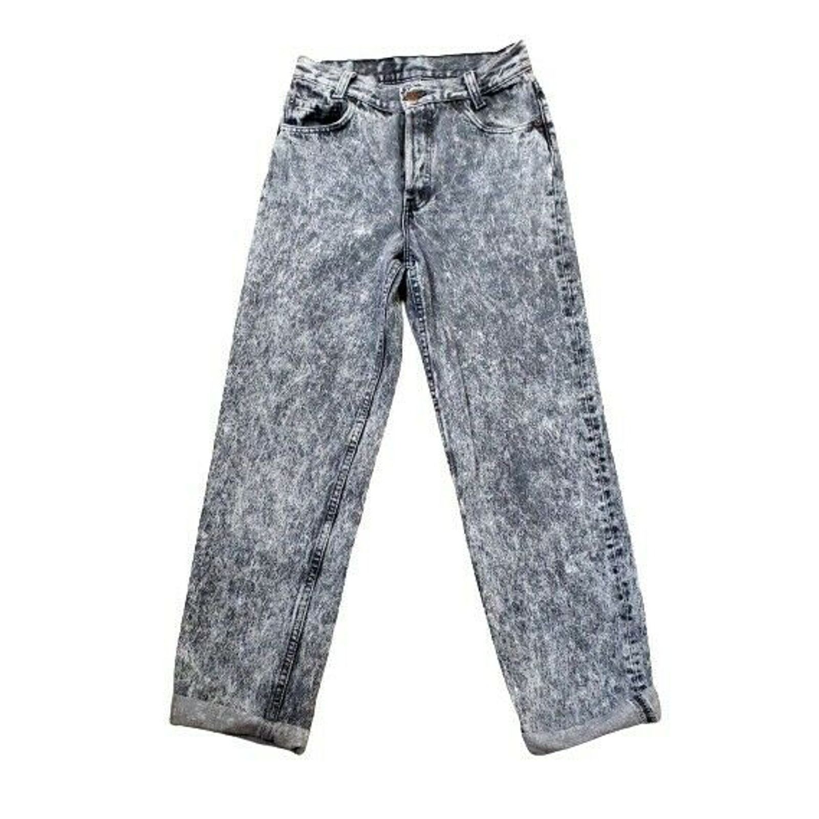 Levi's Levis 501 VTG 80s Student Black Acid Button Fly boyfriend 26 Size 26" / US 2 / IT 38 - 4 Thumbnail